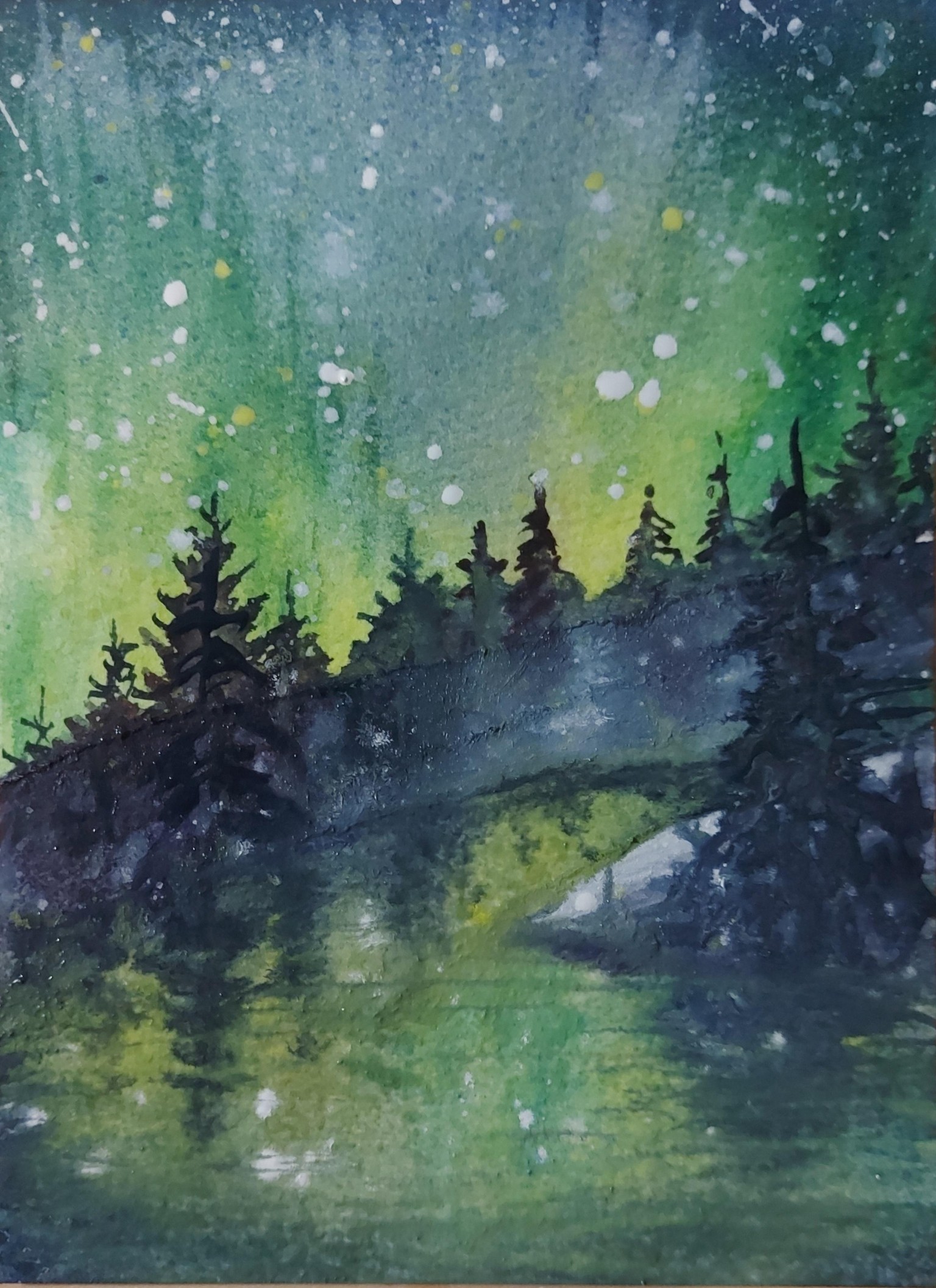 Watercolor Landscape - A Simple Art Challenge for 14 days - image 5 - student project