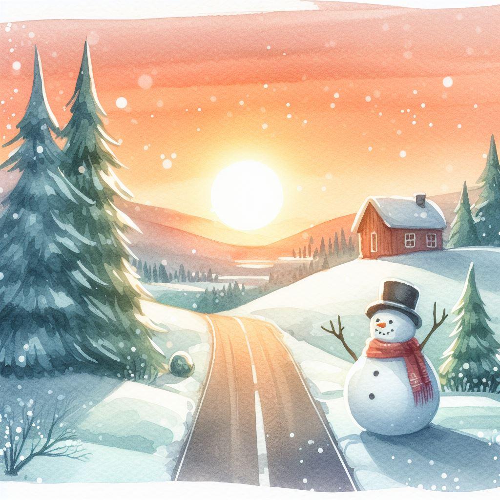 Holiday Watercolor Dreams: Unleashing AI Creativity with Bing Chat - image 3 - student project