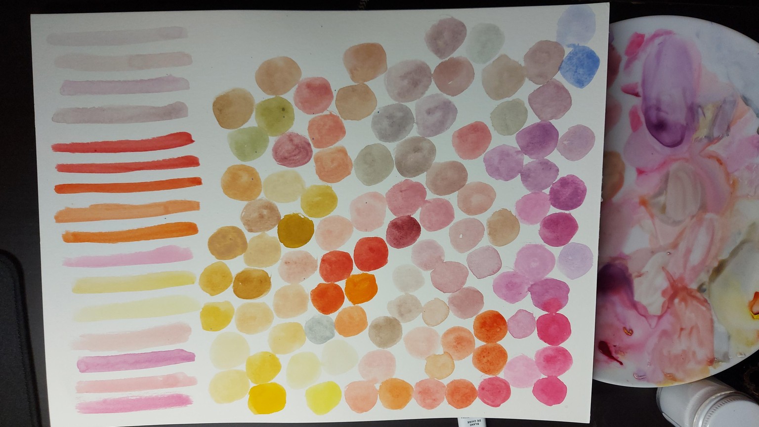 Let’s Mix Our Own Watercolor Pastels: Warm Colors - image 1 - student project