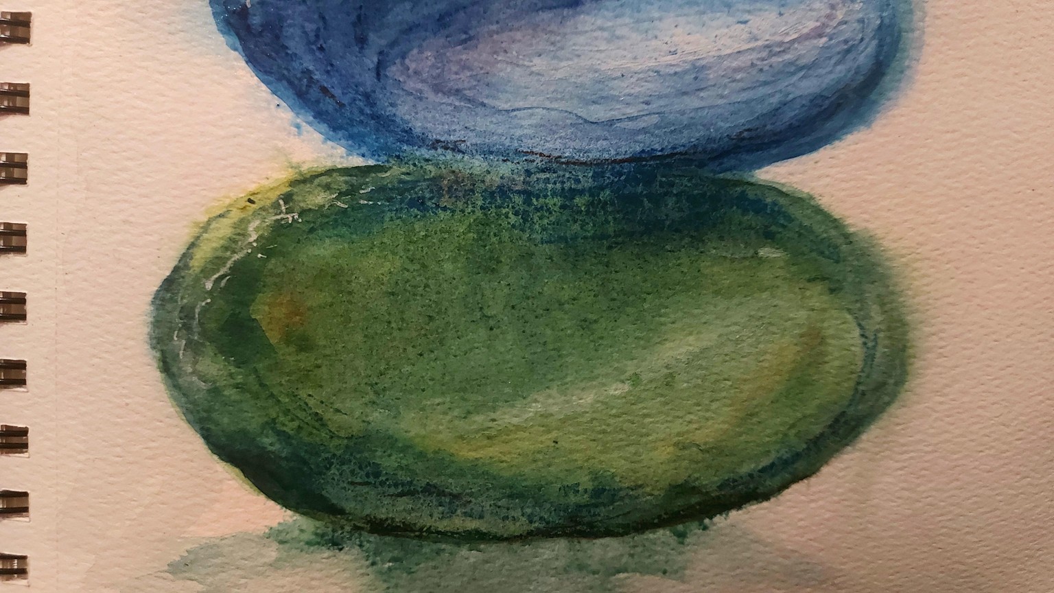 Watercolor for Beginners: Minimal Japanese Stones - image 4 - student project