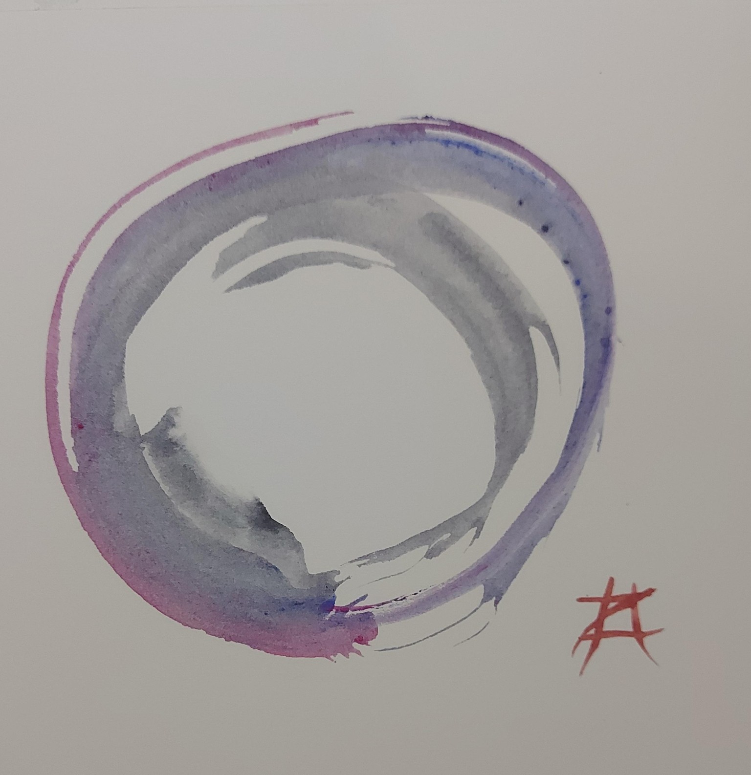 Enso: Create Japanese Meditative Watercolor - image 8 - student project