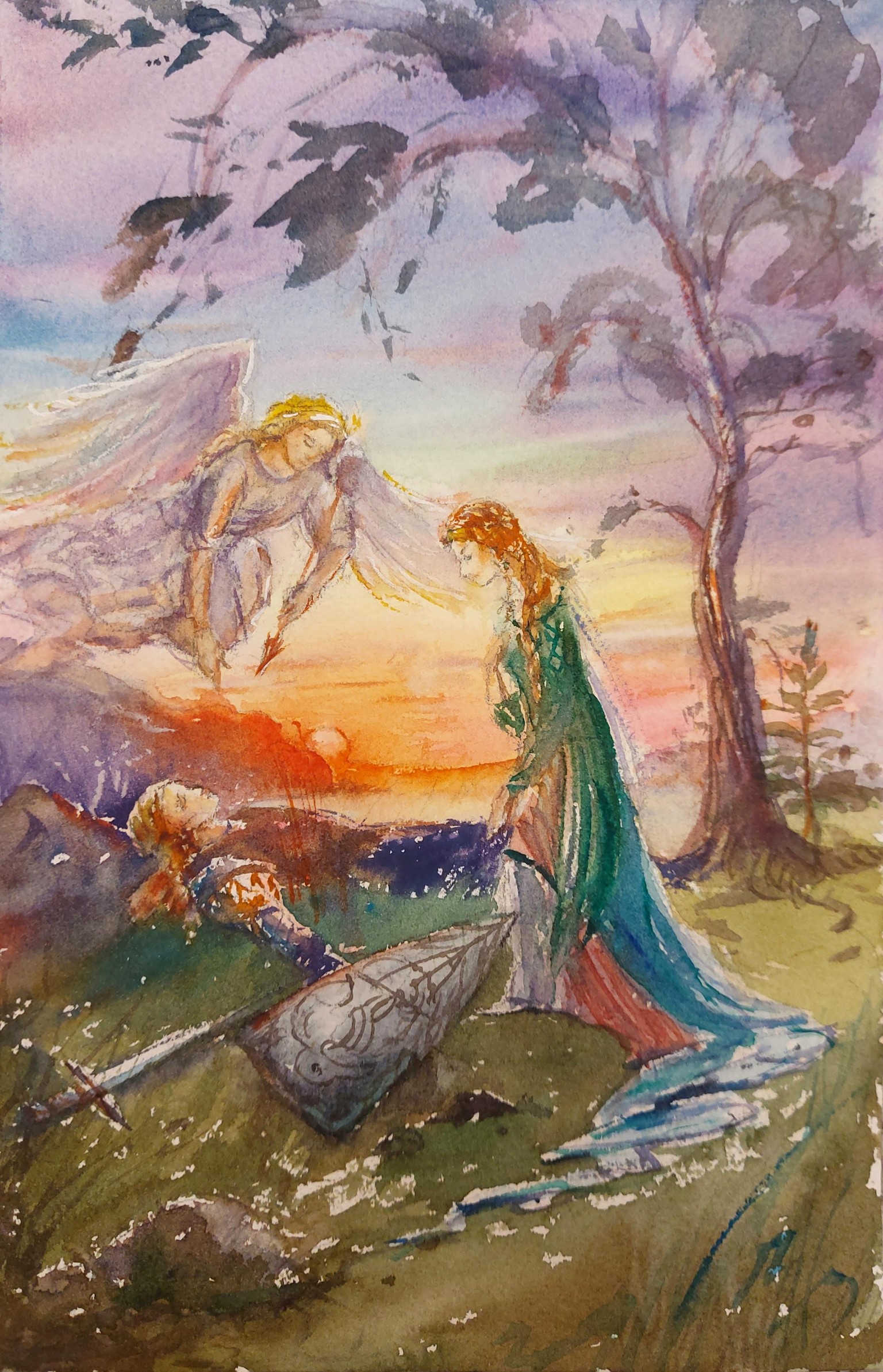 Create Magical Book Illustrations: Master Composition with Watercolor, Ink & Pro - image 1 - student project