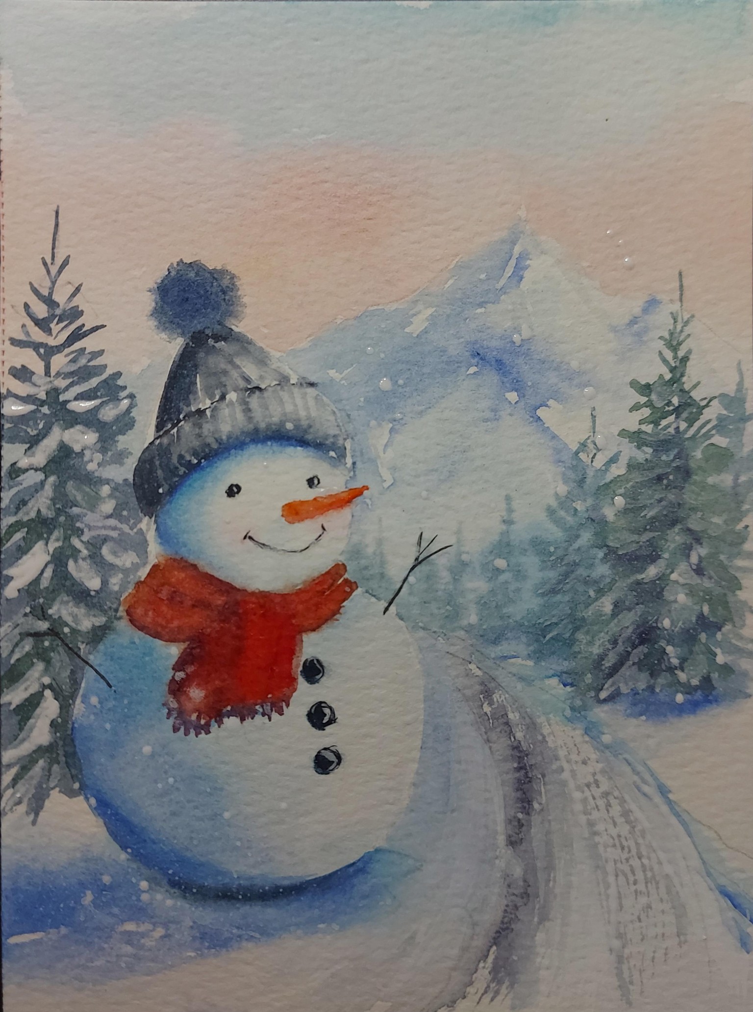 Holiday Watercolor Dreams: Unleashing AI Creativity with Bing Chat - image 5 - student project