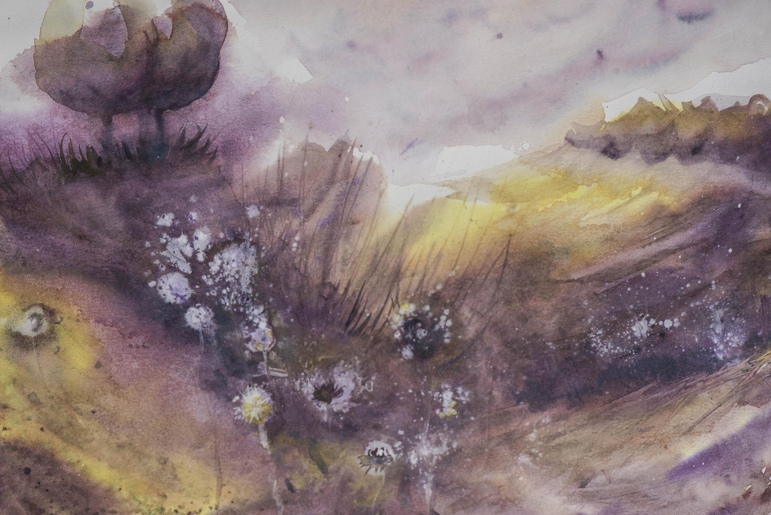 Yello and purple landscape... - image 1 - student project