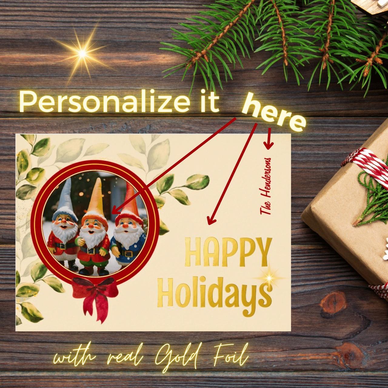 Zazzle Gold Foil Card - image 1 - student project