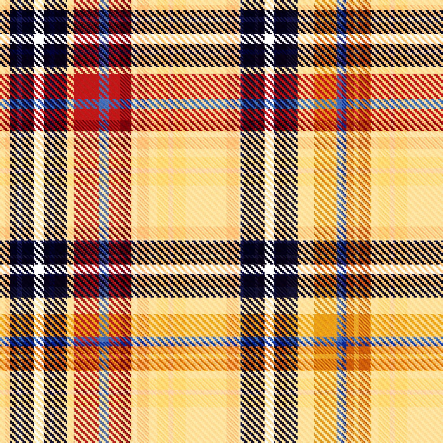 orange Plaid Pattern - image 1 - student project
