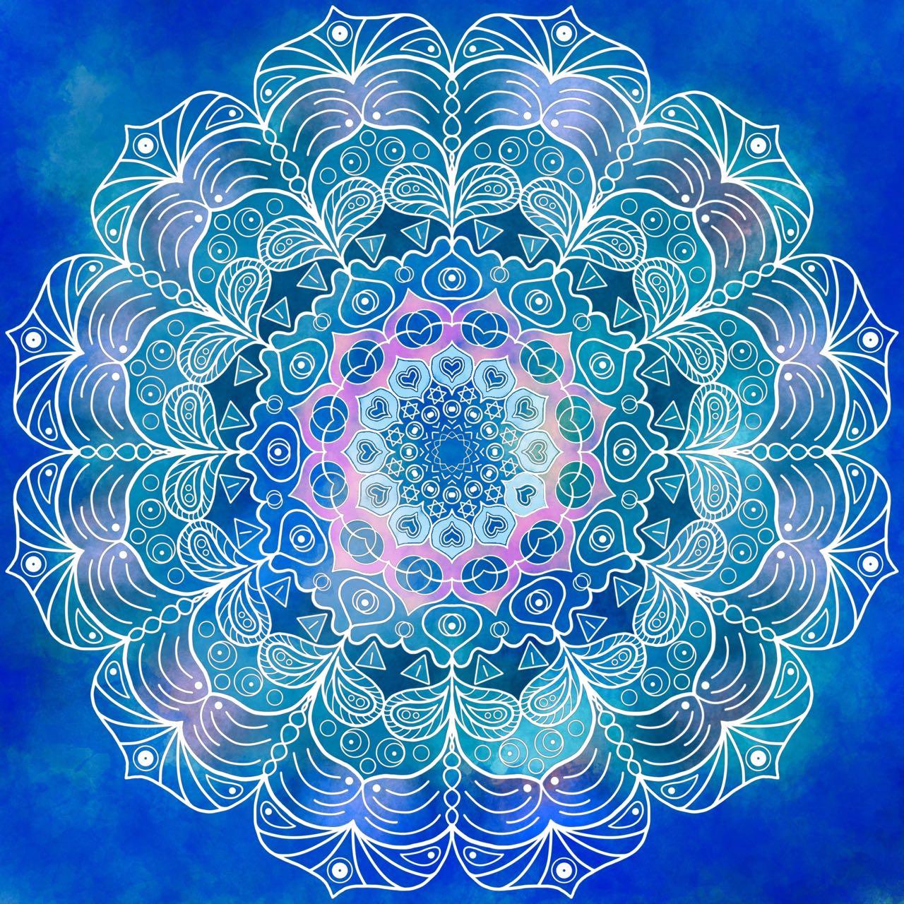 Blend Mode Mandalas - image 2 - student project