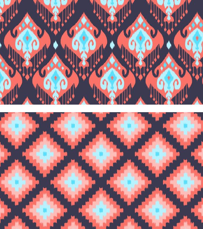Ikat pattern - image 2 - student project