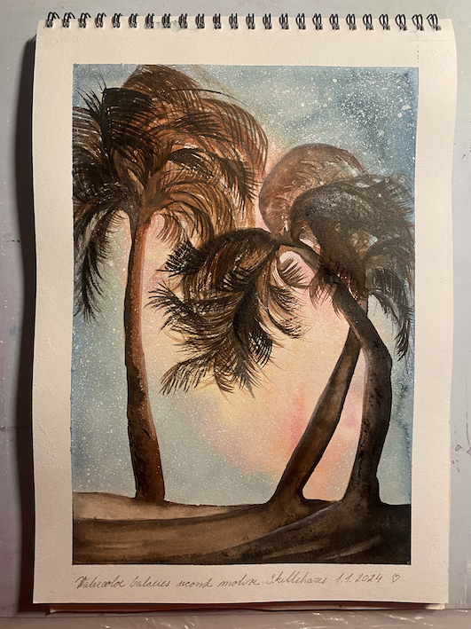 Watercolor Galaxies - image 1 - student project