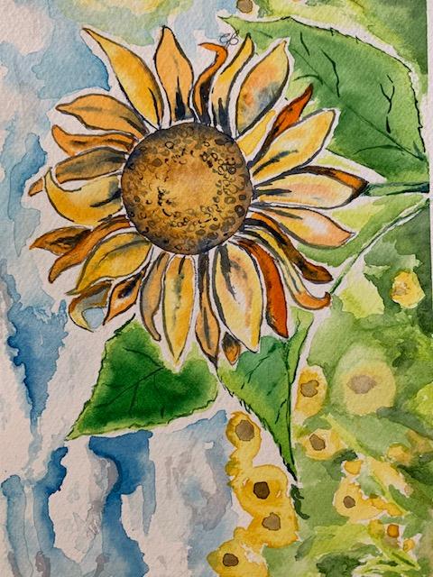 Sunflowers - image 2 - student project