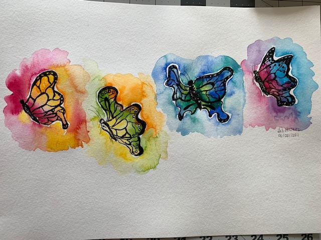 Abstract Butterflies - image 4 - student project