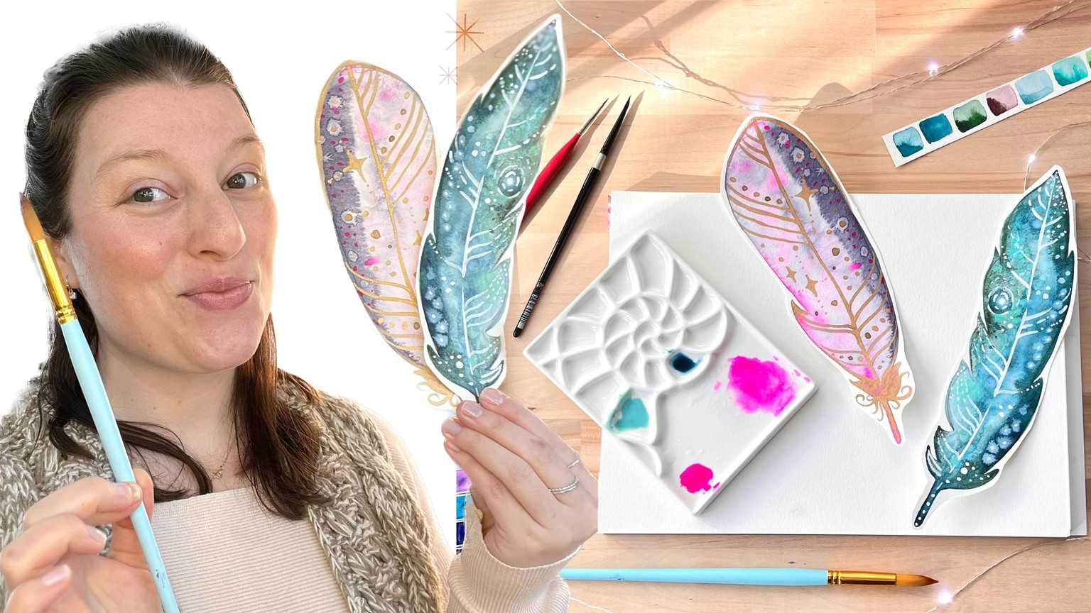 My Magical Feather Bookmarks - image 1 - student project