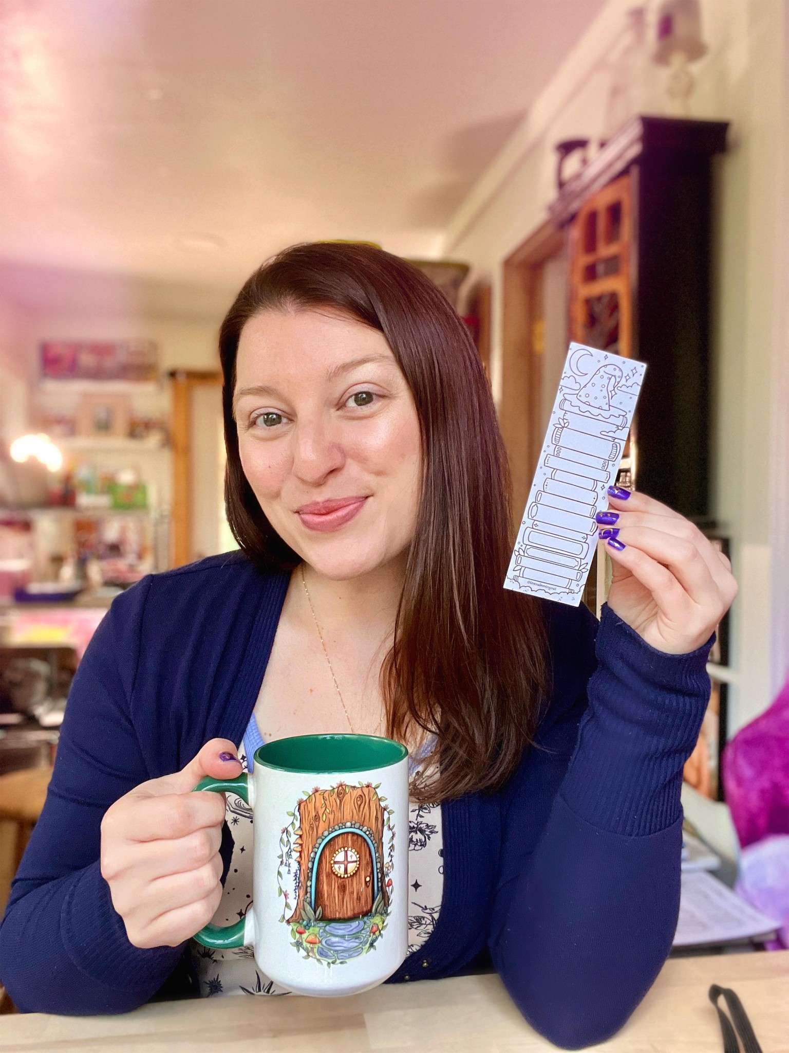 Melanie's TBR Bookmark - image 1 - student project