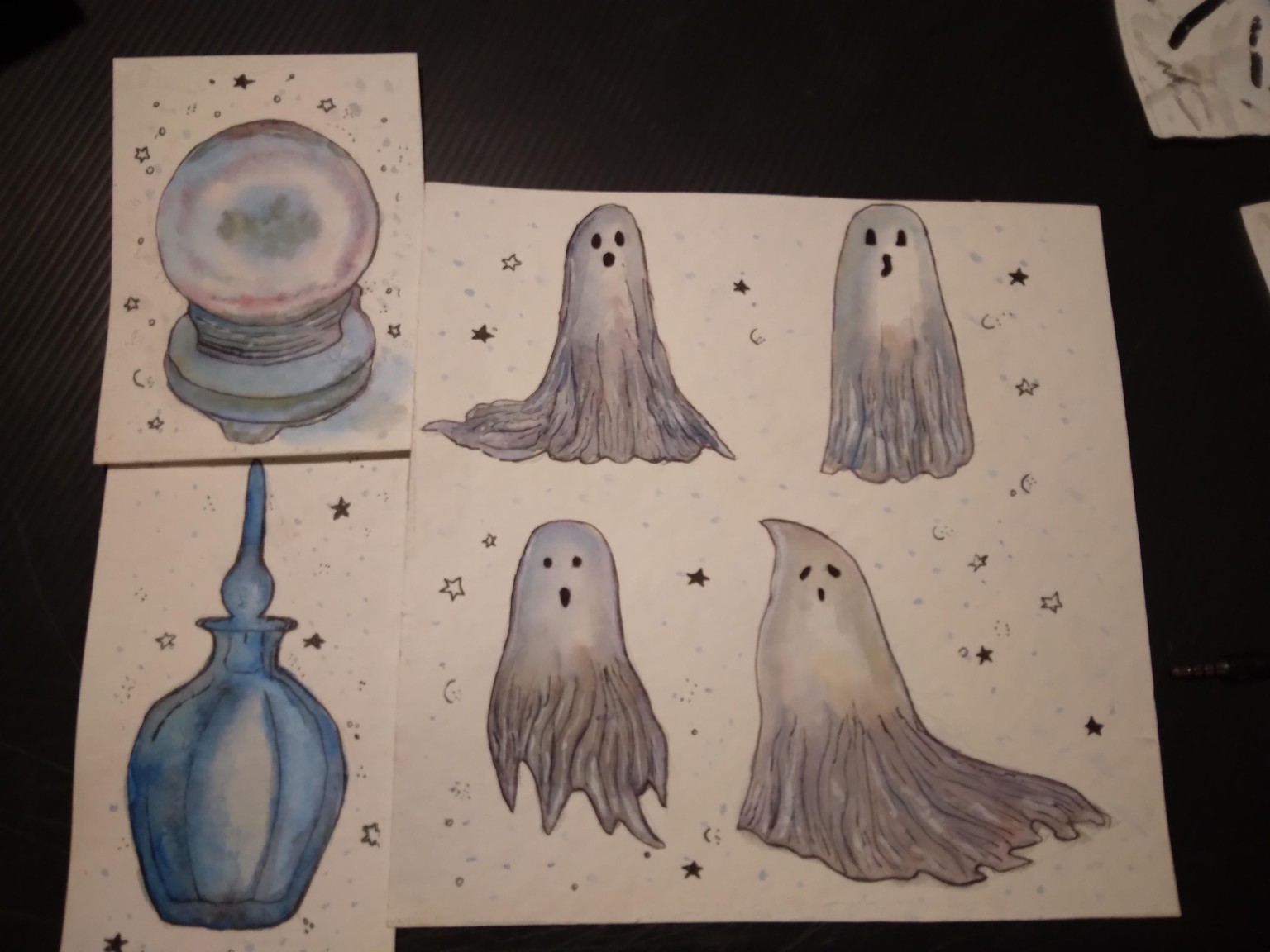 Halloween project with ink - image 3 - student project