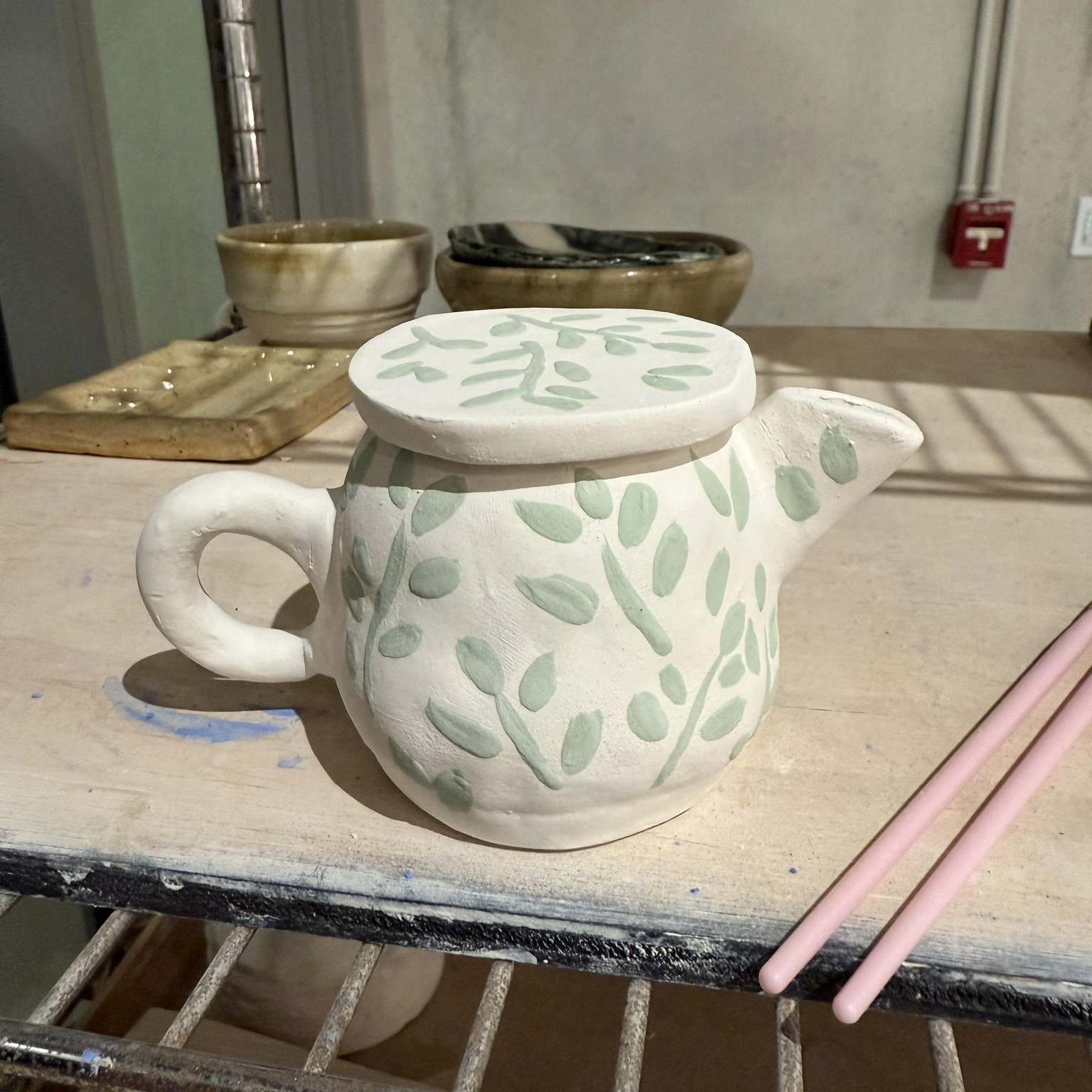 Hand built tea pot - image 2 - student project