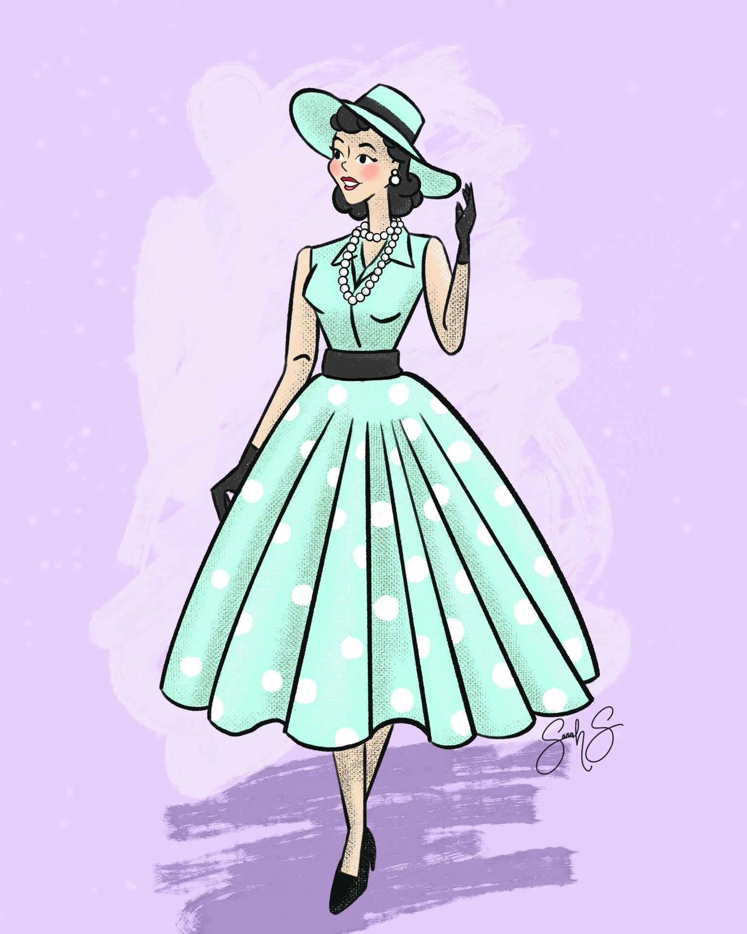1950's Runway Model - image 1 - student project