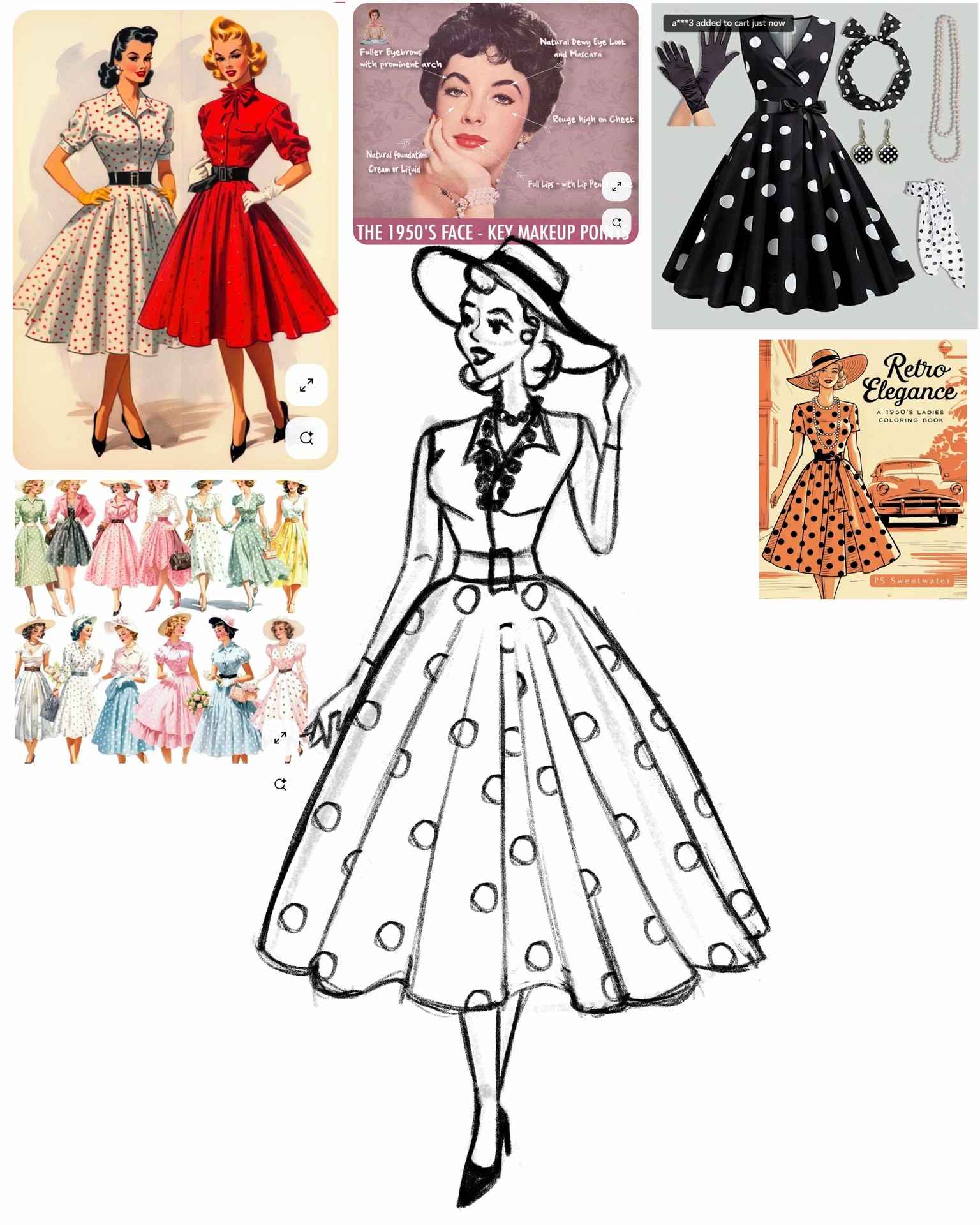1950's Runway Model - image 2 - student project