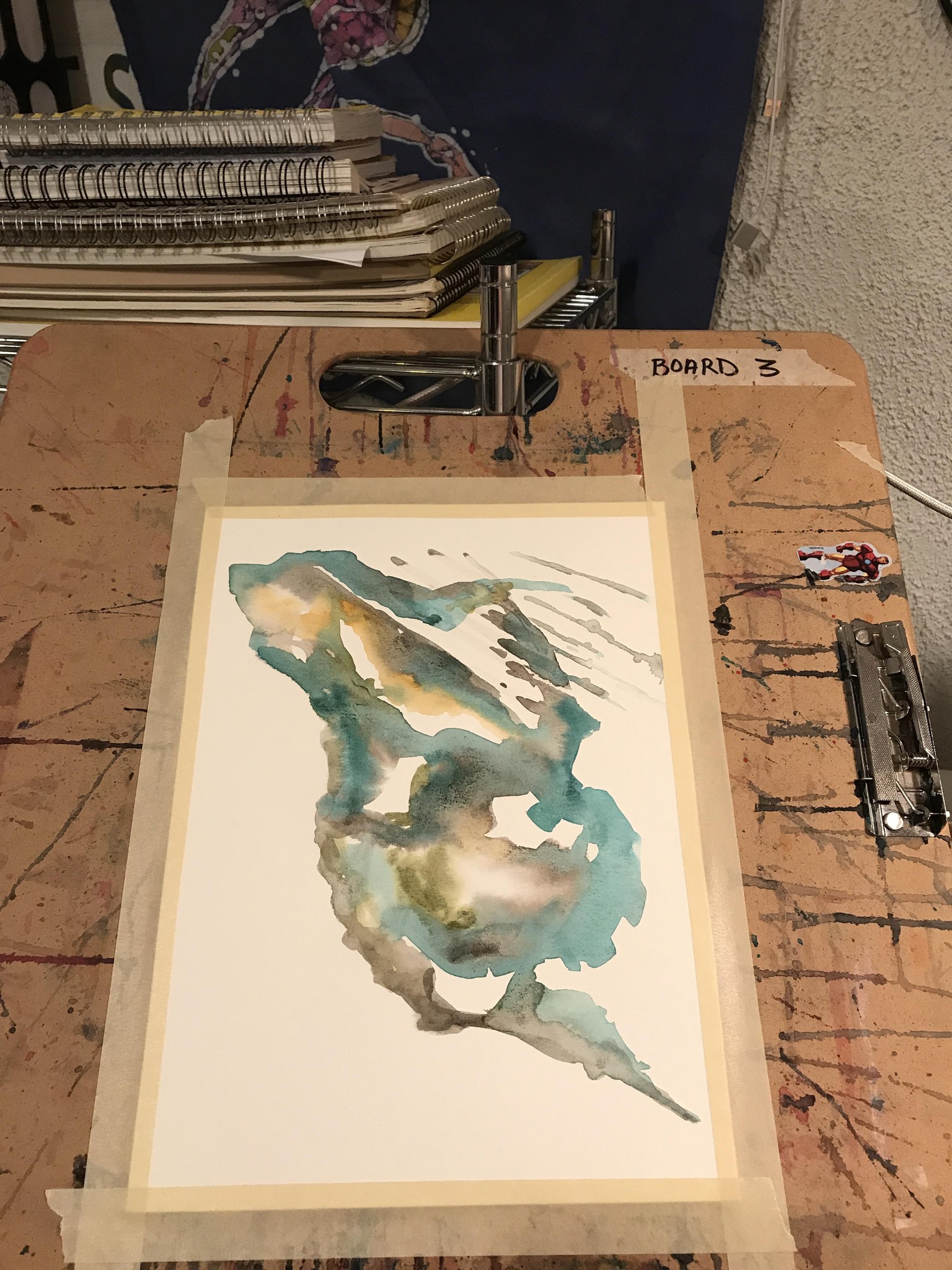 Abstract artwork start and finished product - image 5 - student project