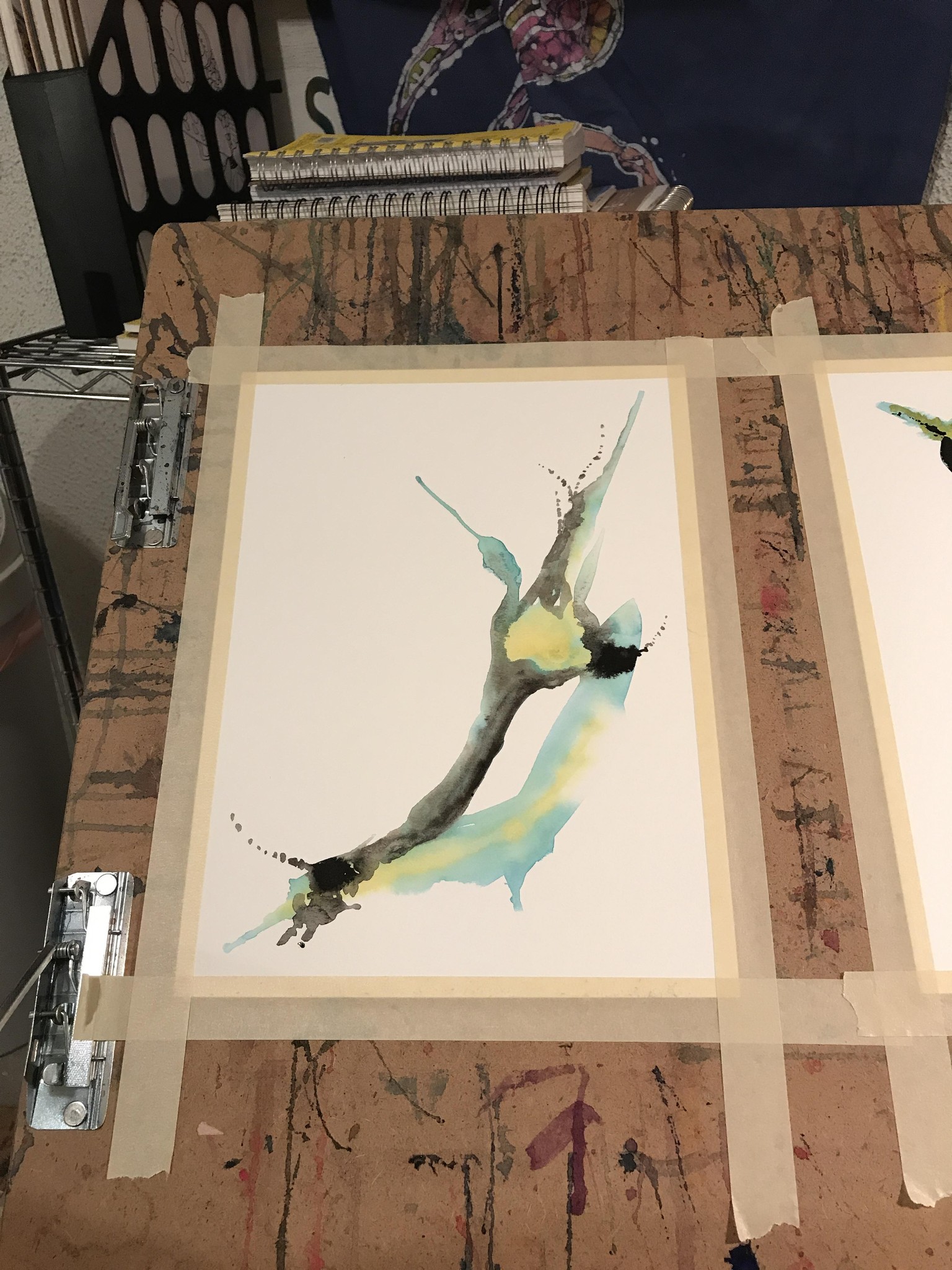 Abstract artwork start and finished product - image 4 - student project