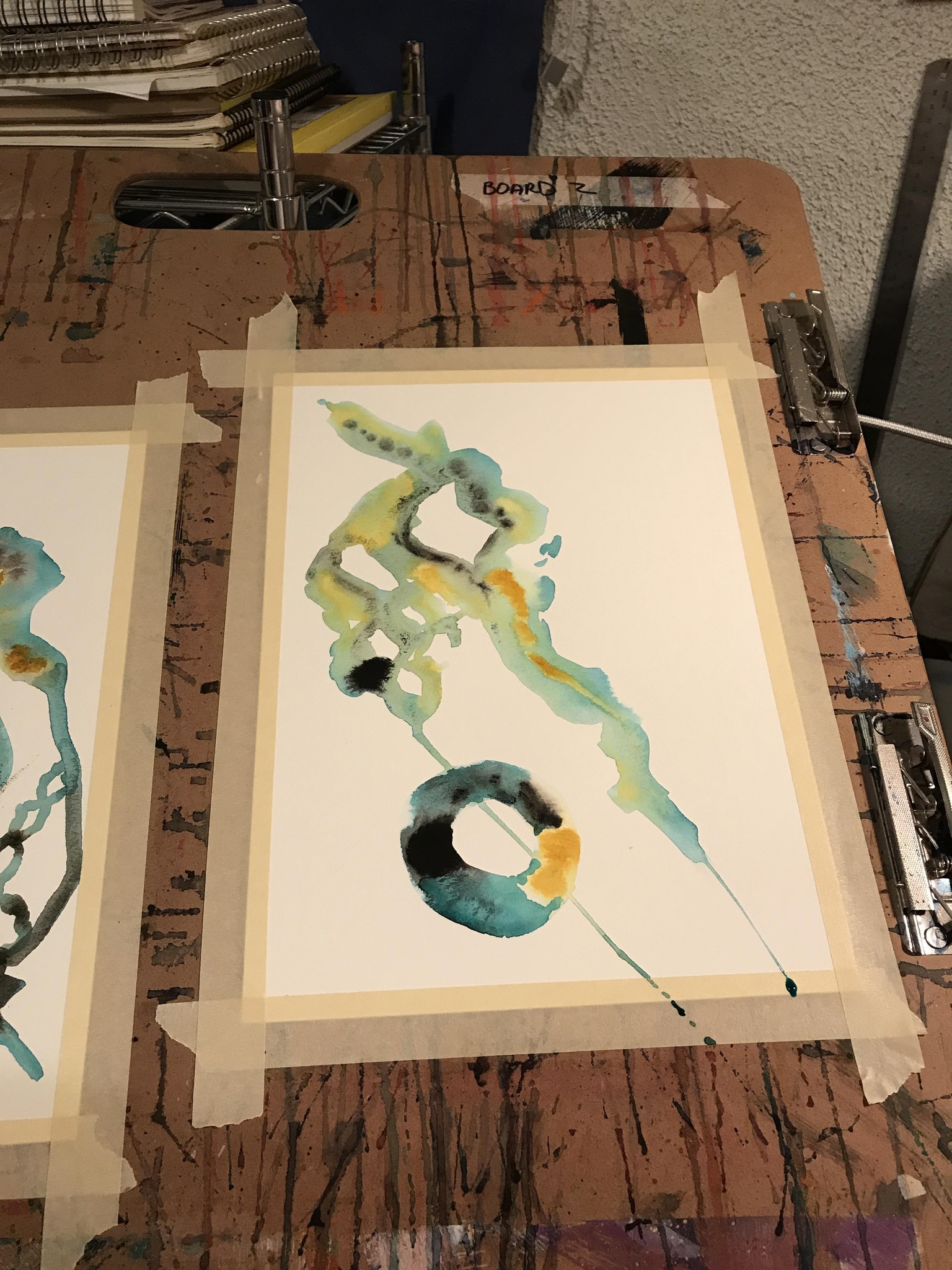 Abstract artwork start and finished product - image 6 - student project