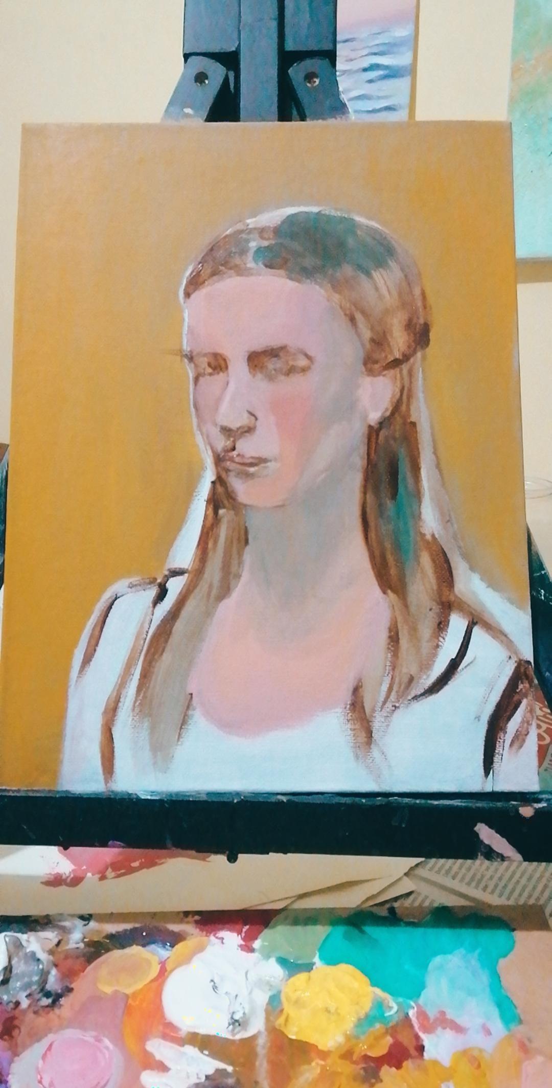 Contemporary Portrait  with Kristy Gordon - image 2 - student project