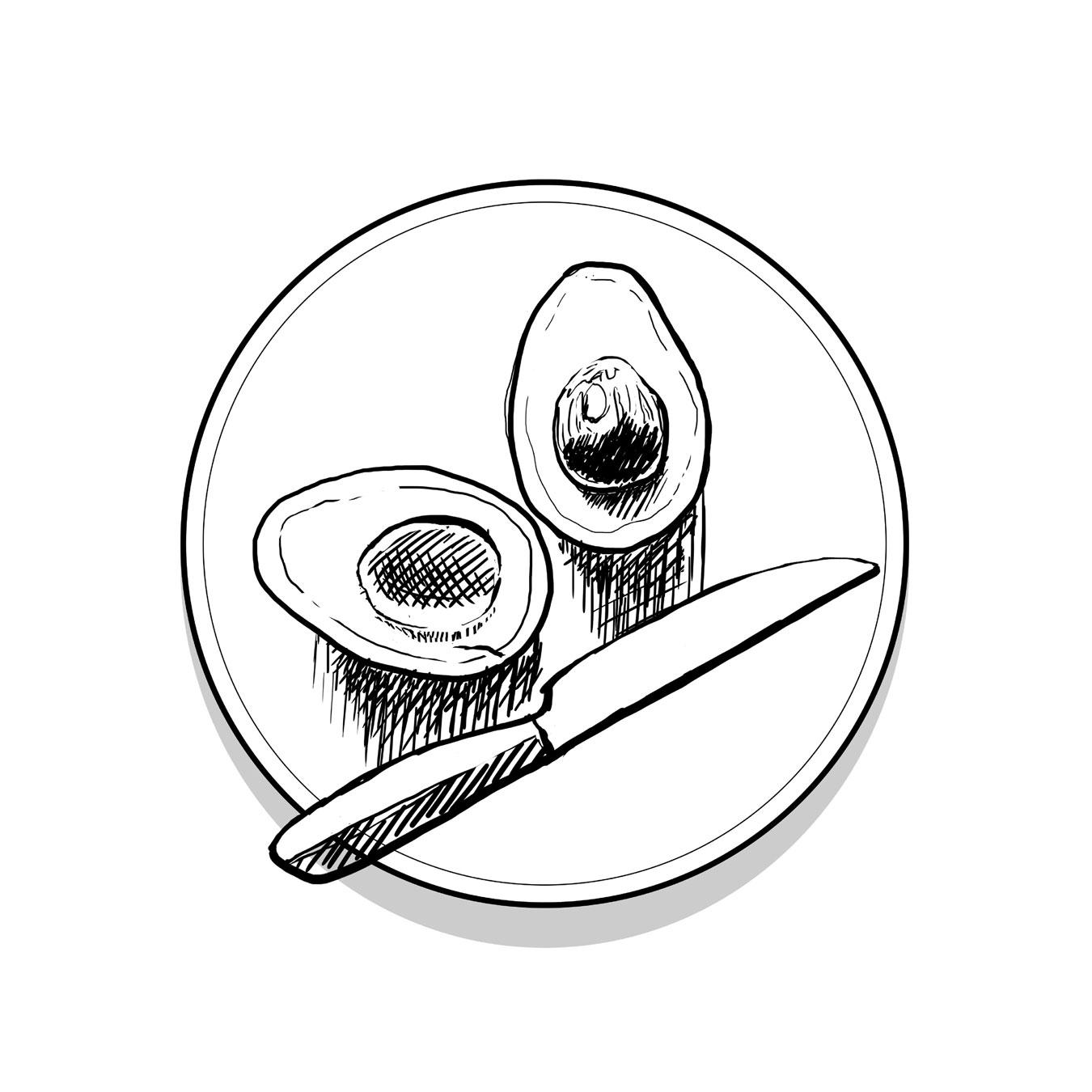 Cut Avocado - image 1 - student project