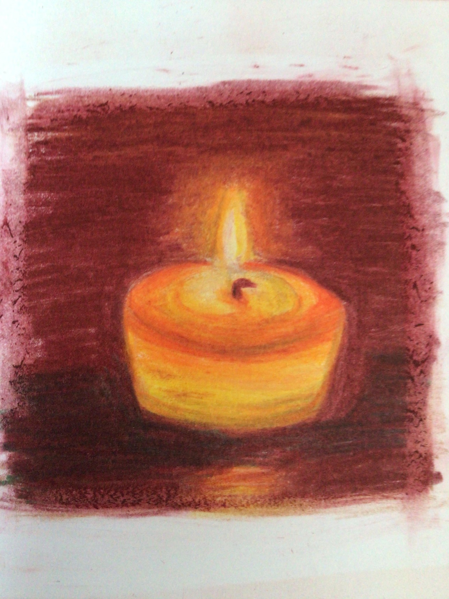 First colored pencil piece - image 1 - student project