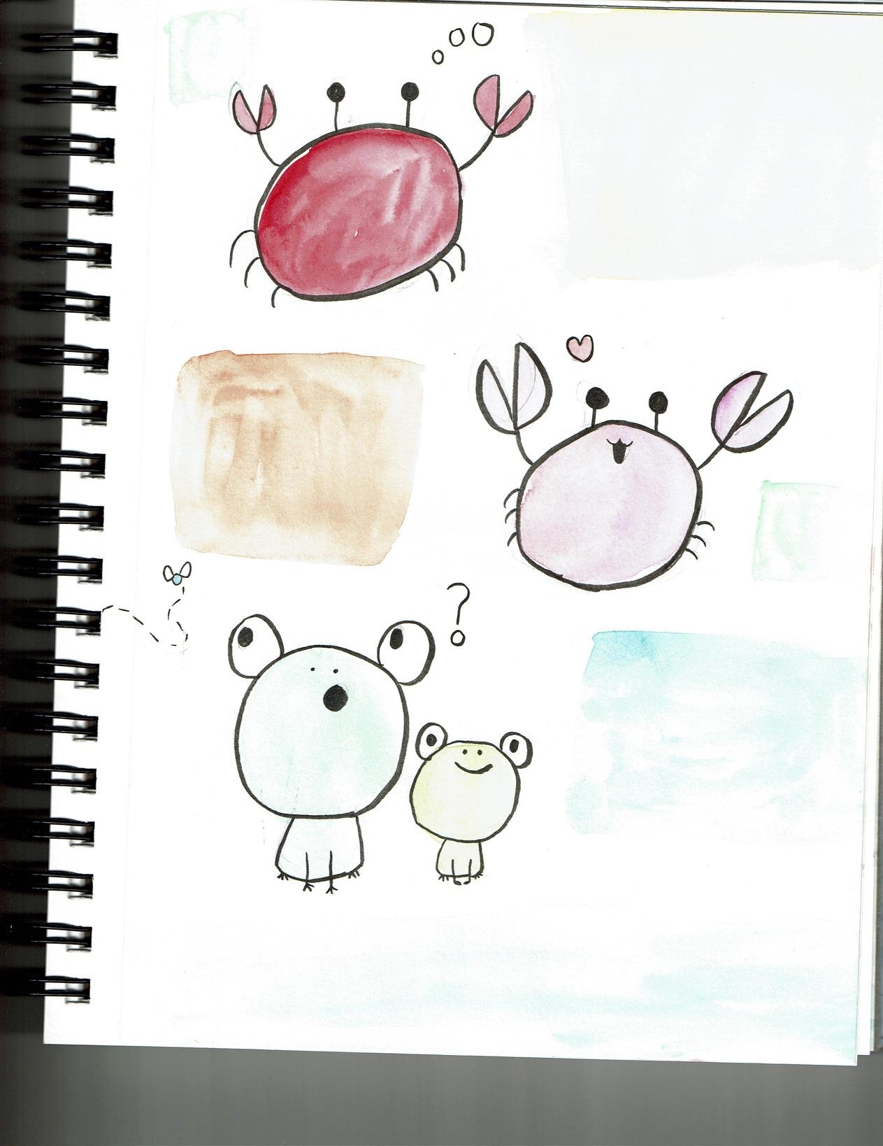 watercolor doodles <3 - image 2 - student project