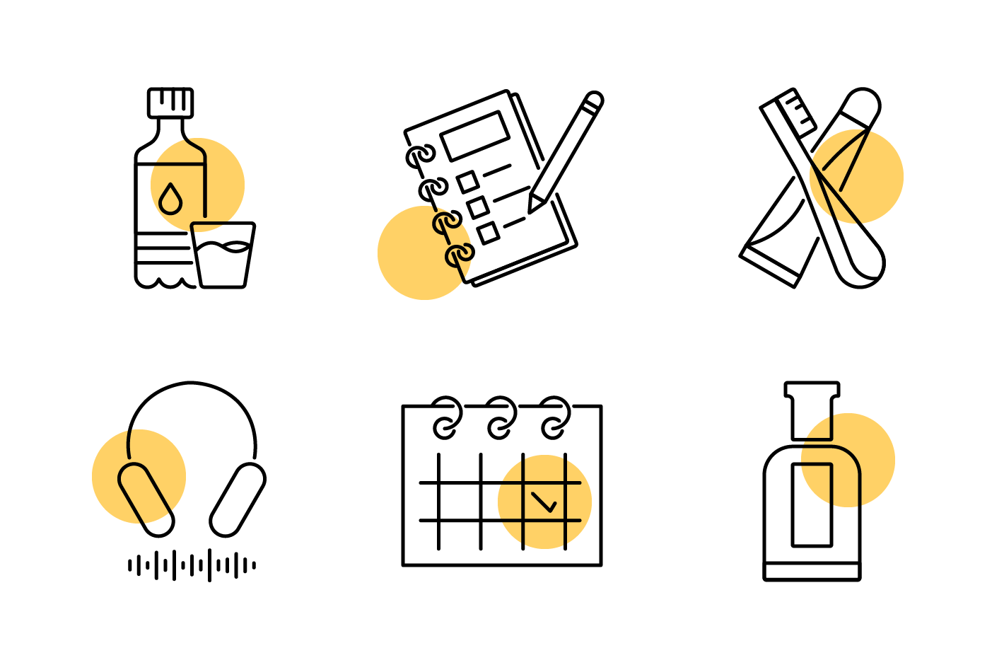 Simple Self-Care Icons - image 1 - student project