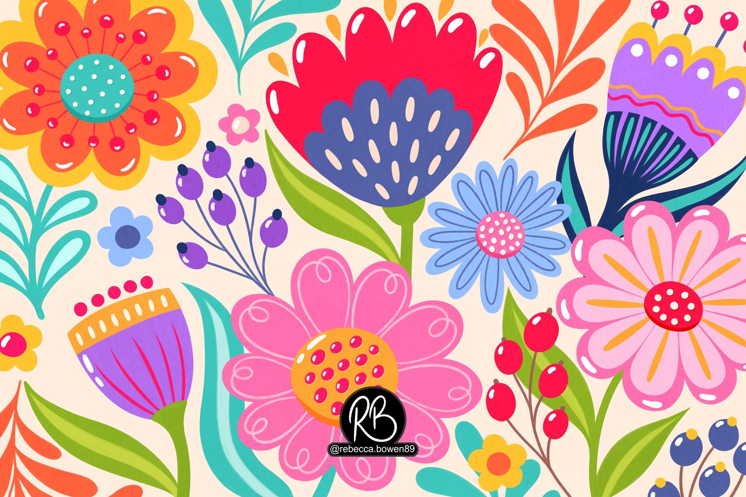 I love Acrylic Marker Florals ❤️ - image 17 - student project