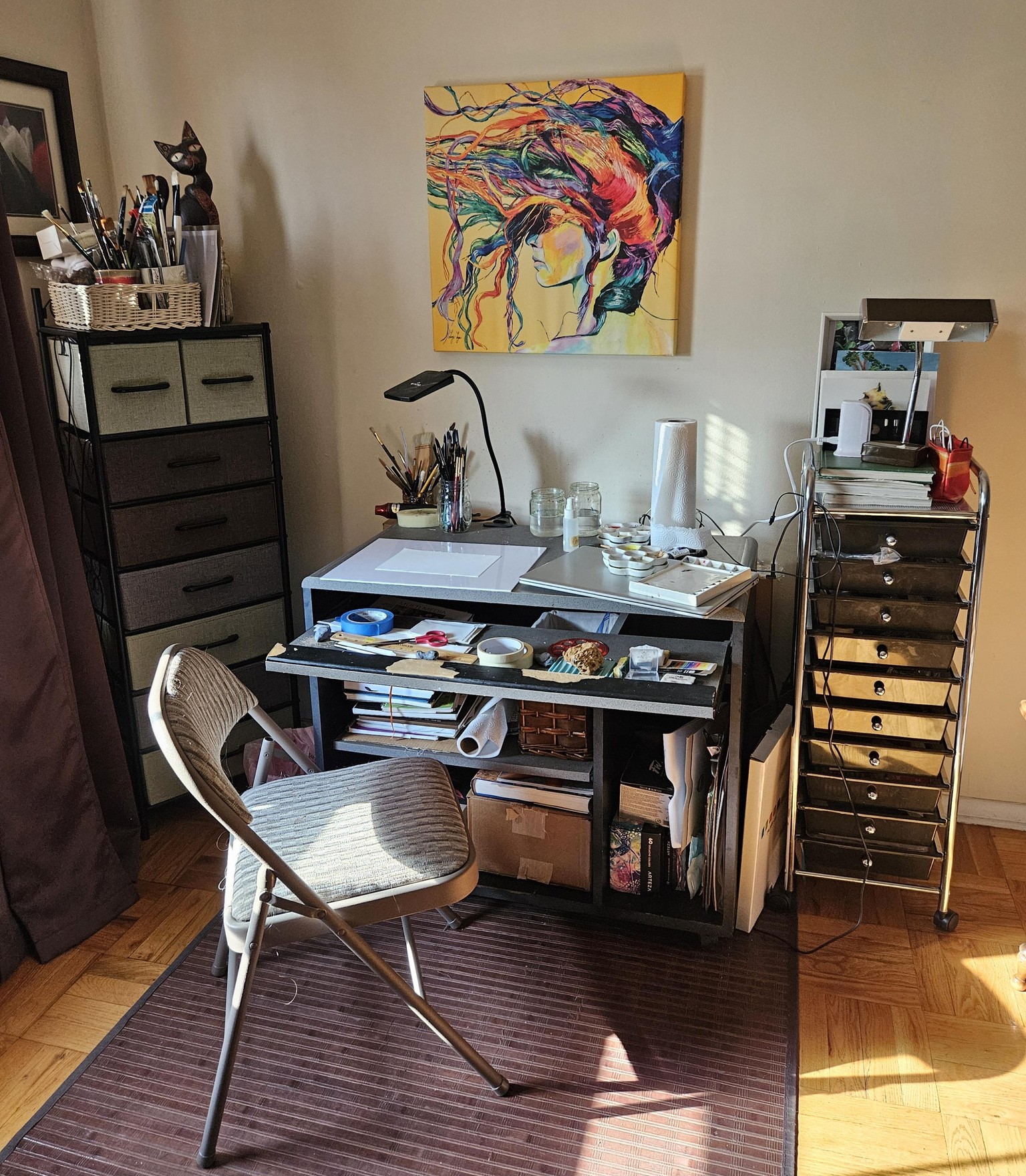 Messy small art corner - image 1 - student project