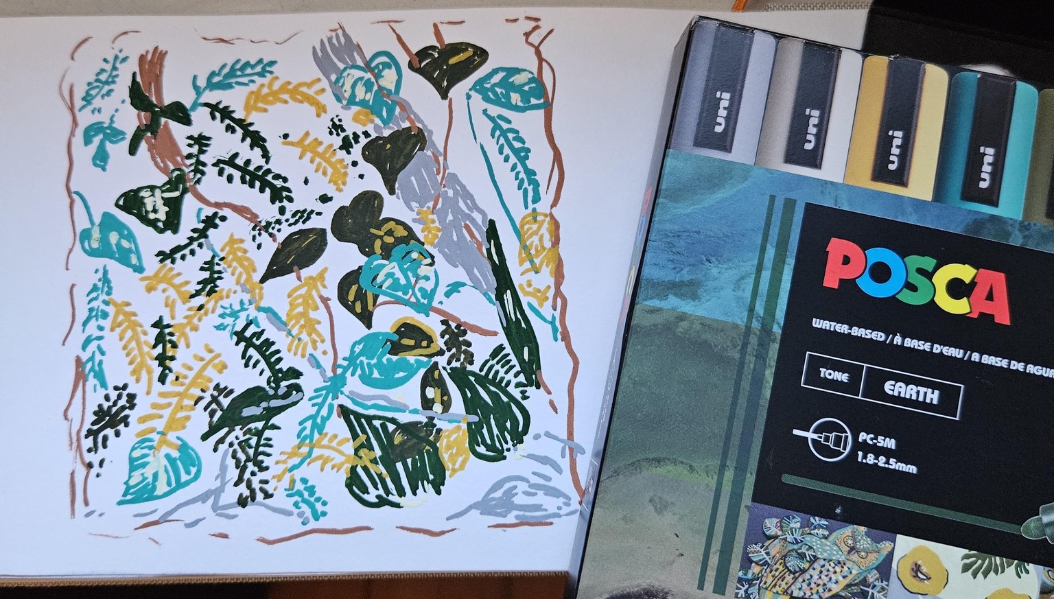 Small art with posca pen - image 1 - student project