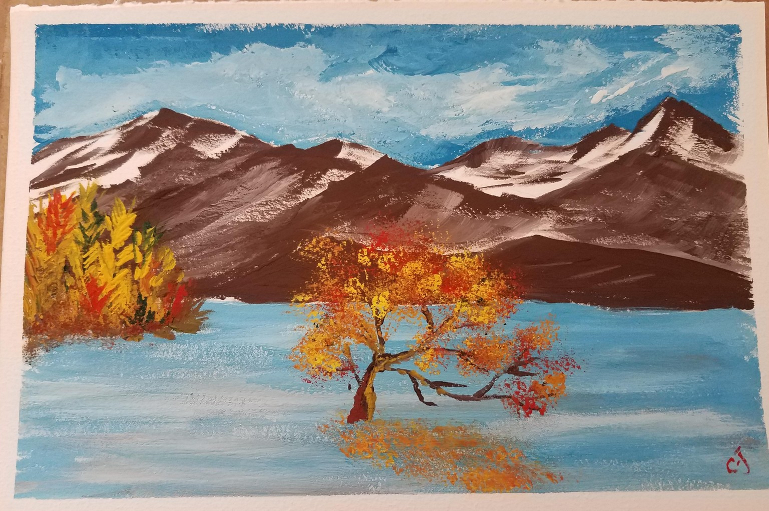Autumn-gouache - image 1 - student project