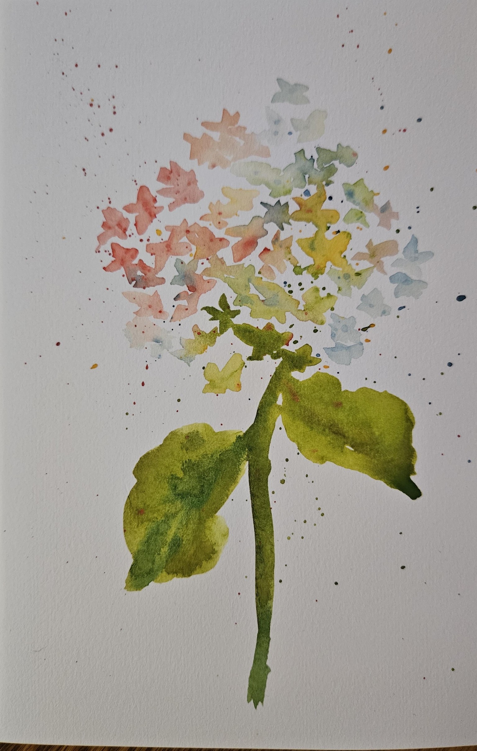 W/C splatter with Nina - image 3 - student project