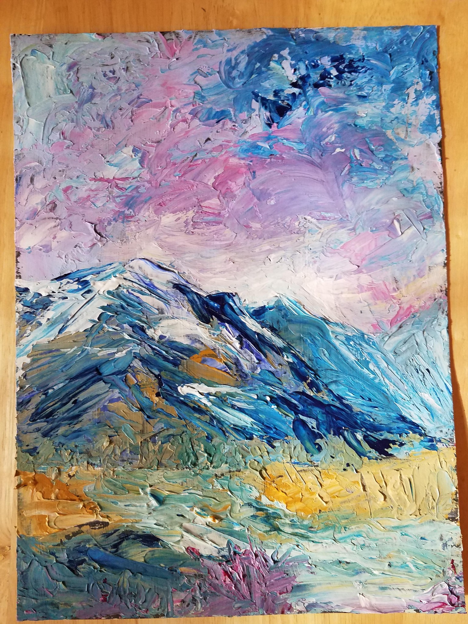 acrylic-modeling paste-palette knife - image 1 - student project