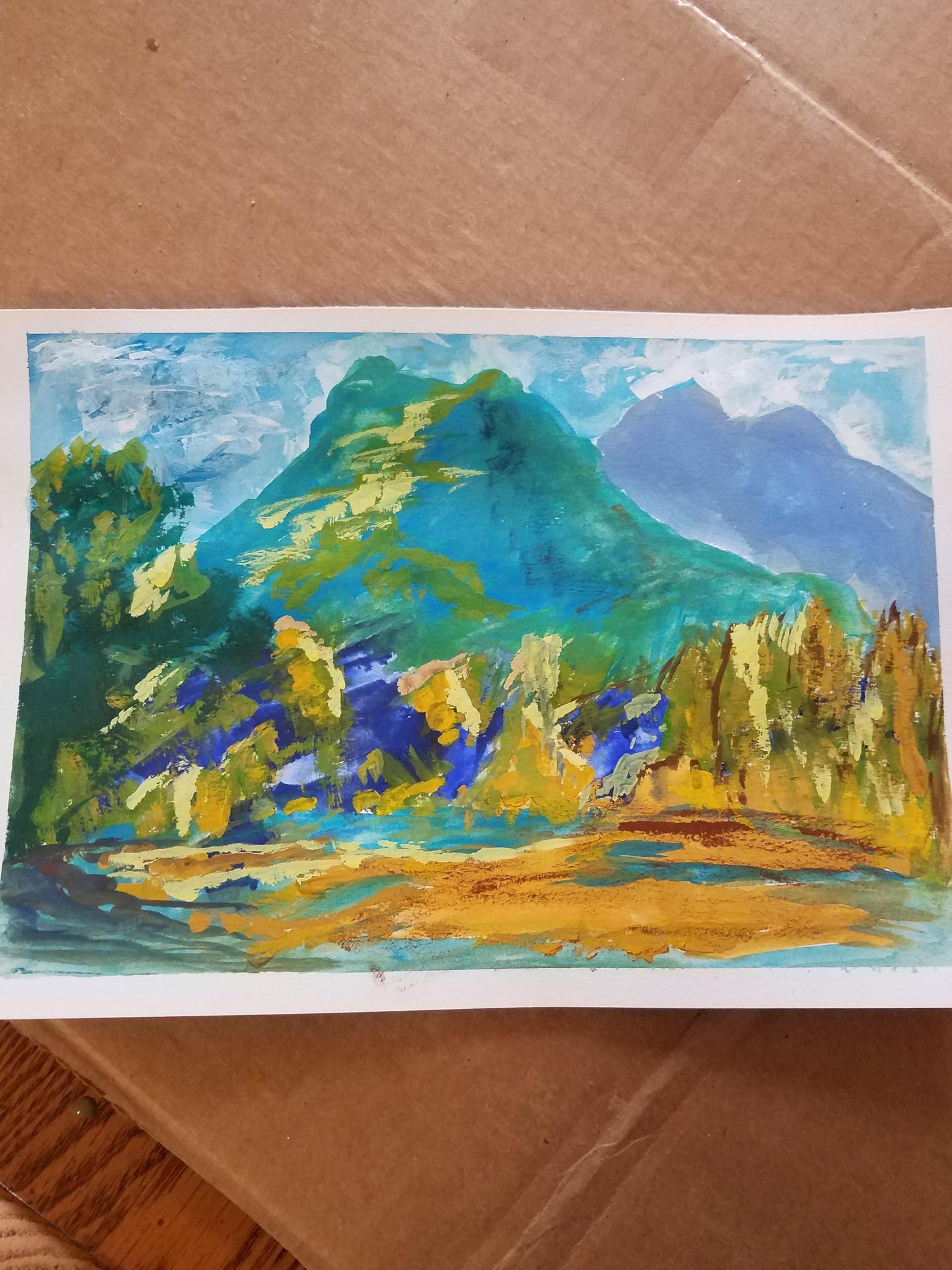 Dog and landscape - image 1 - student project