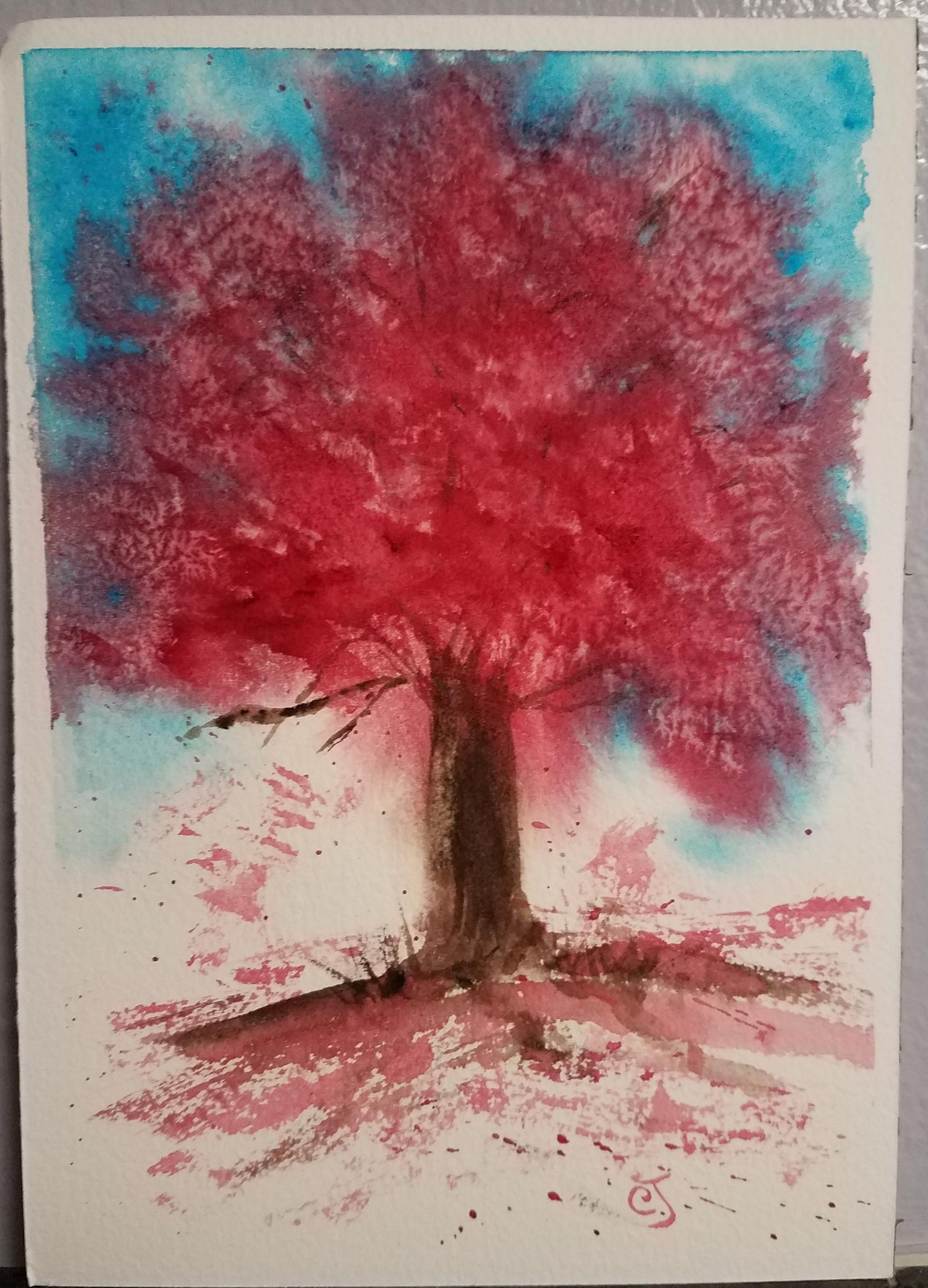 Whimsical Cherry Blossom tree - image 1 - student project