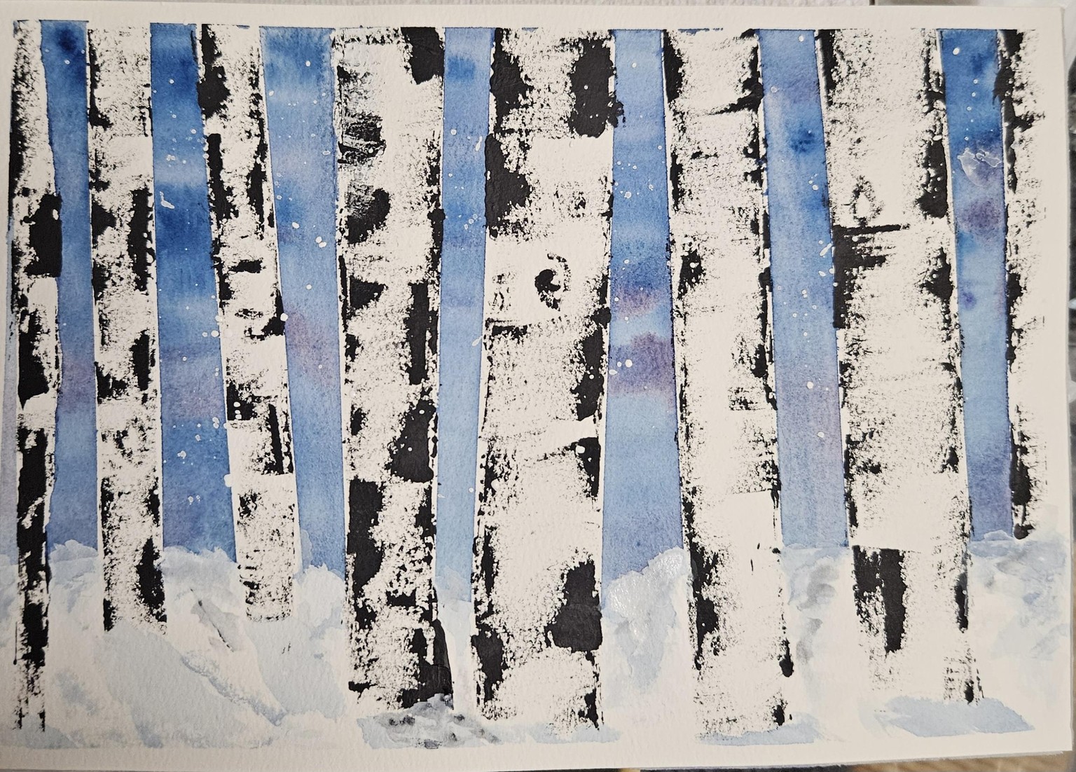 W/c and acrylic birch - image 1 - student project