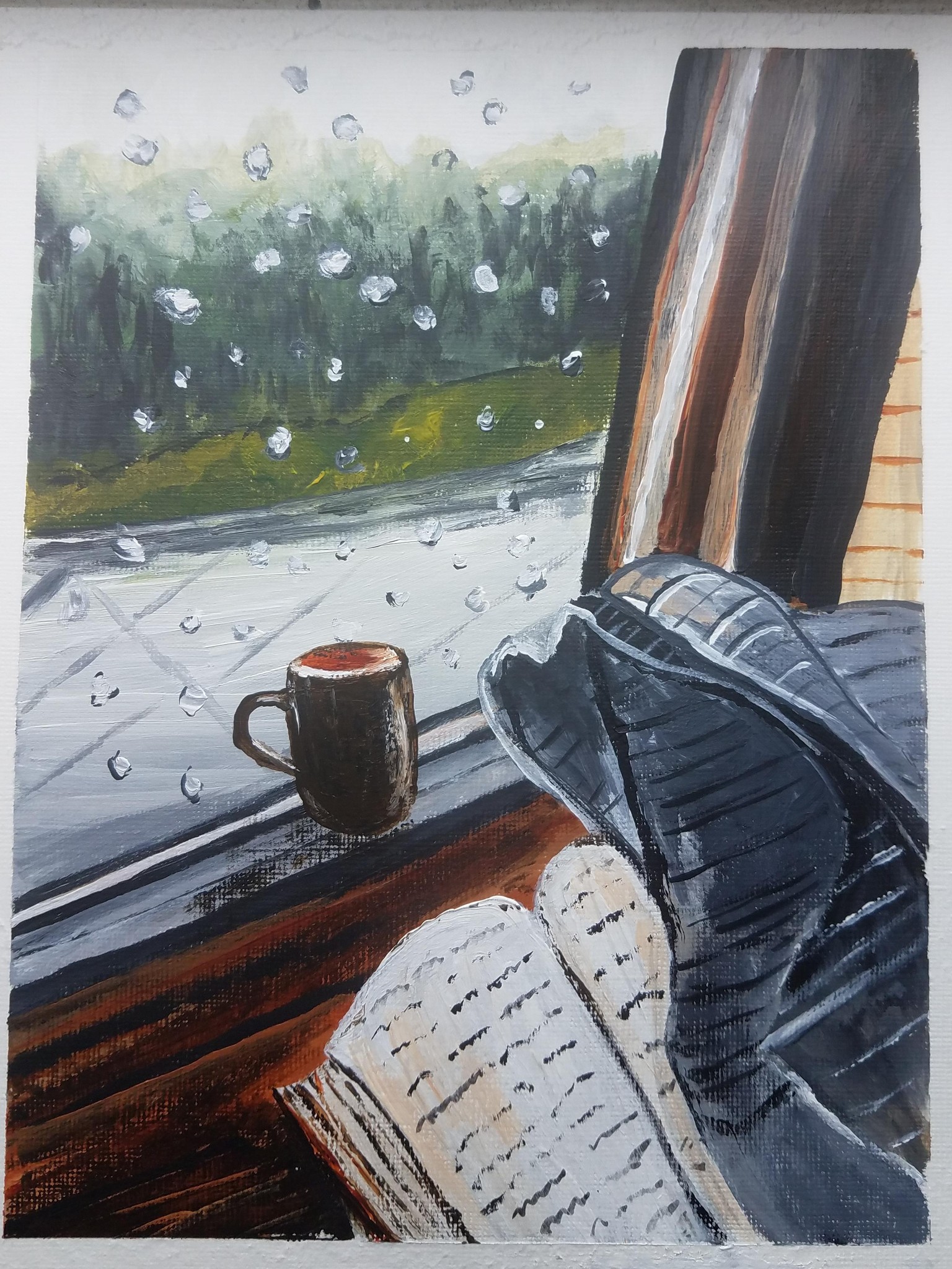 Rainy day window - image 1 - student project