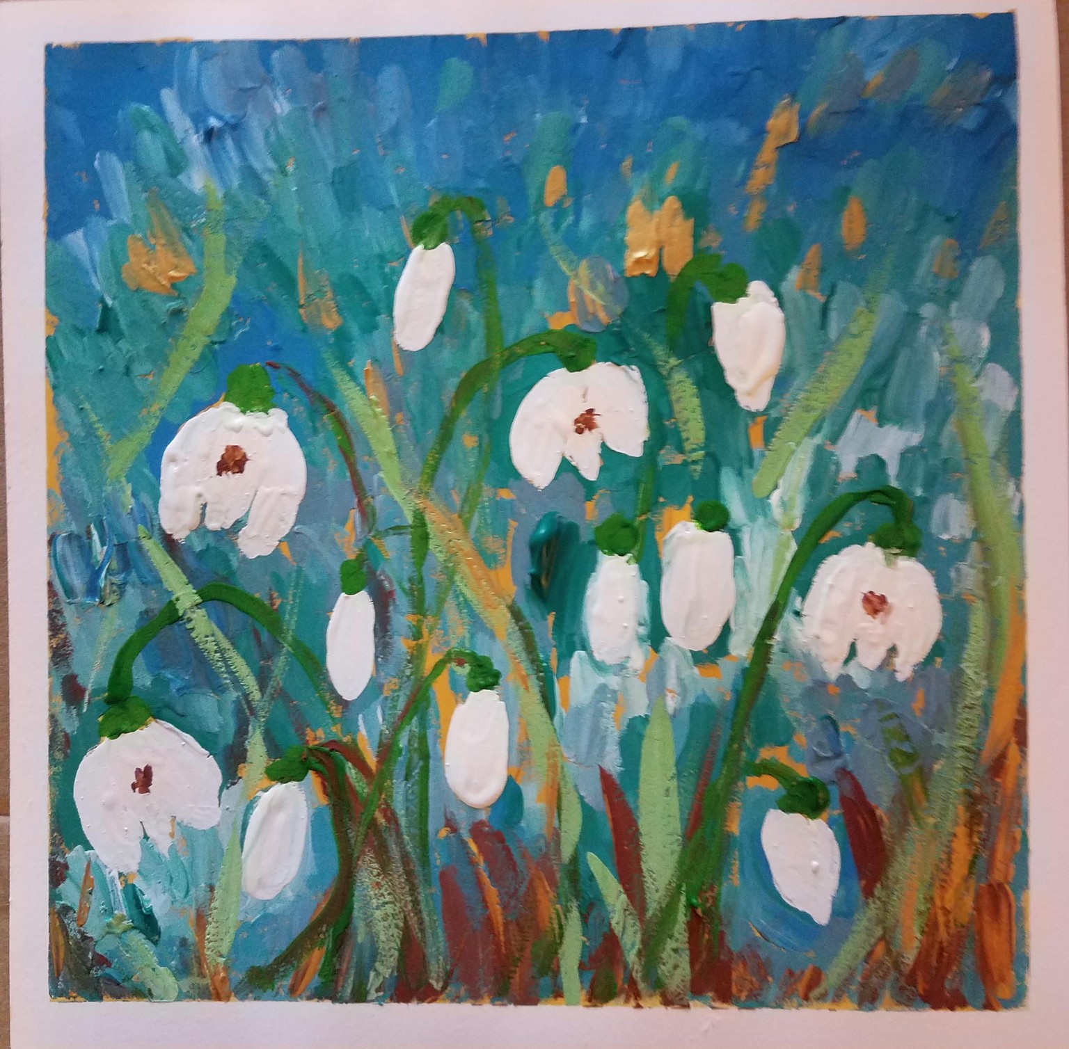 snowdrop-gouache - image 1 - student project