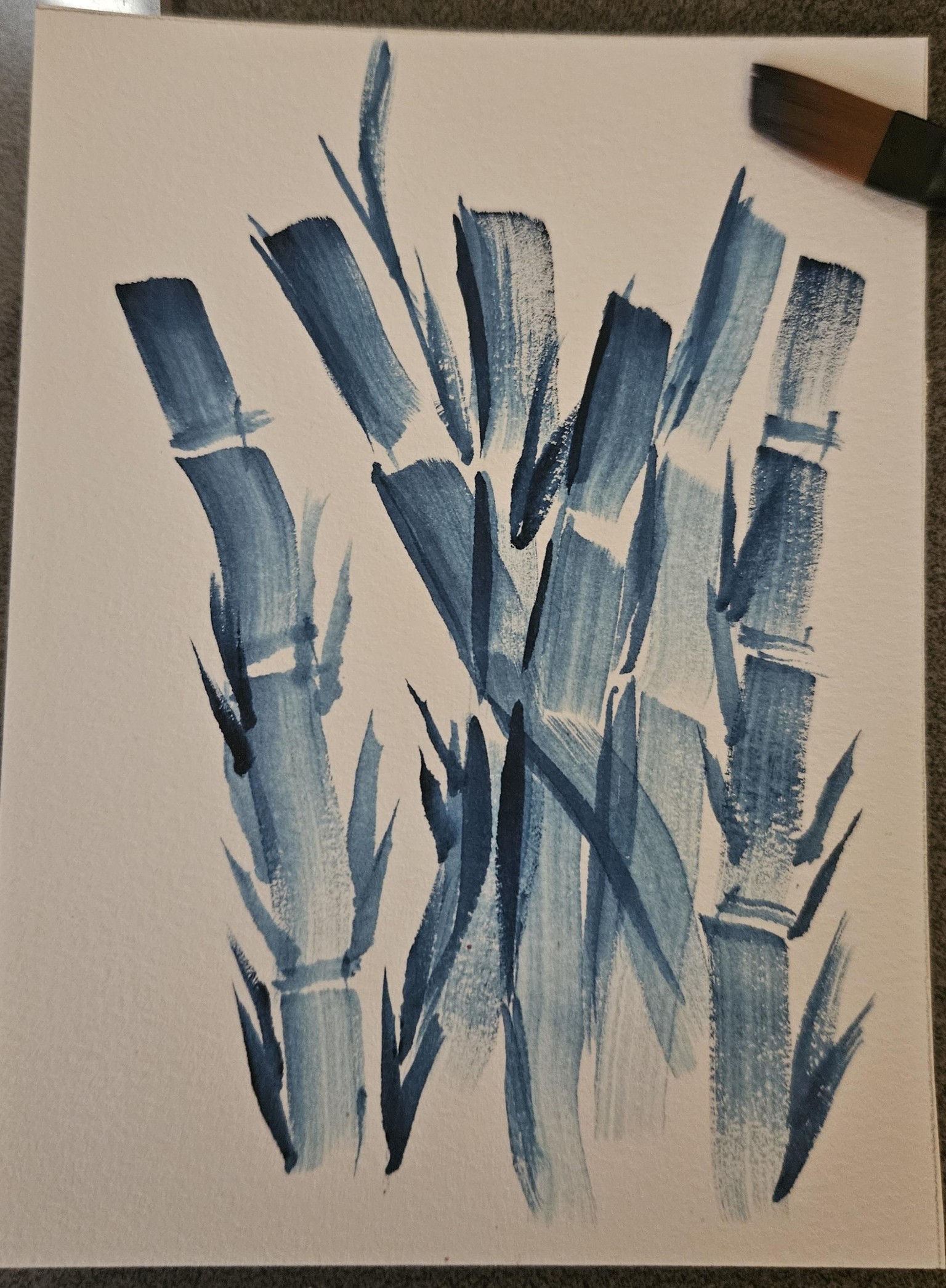 Brushwork marks - image 1 - student project