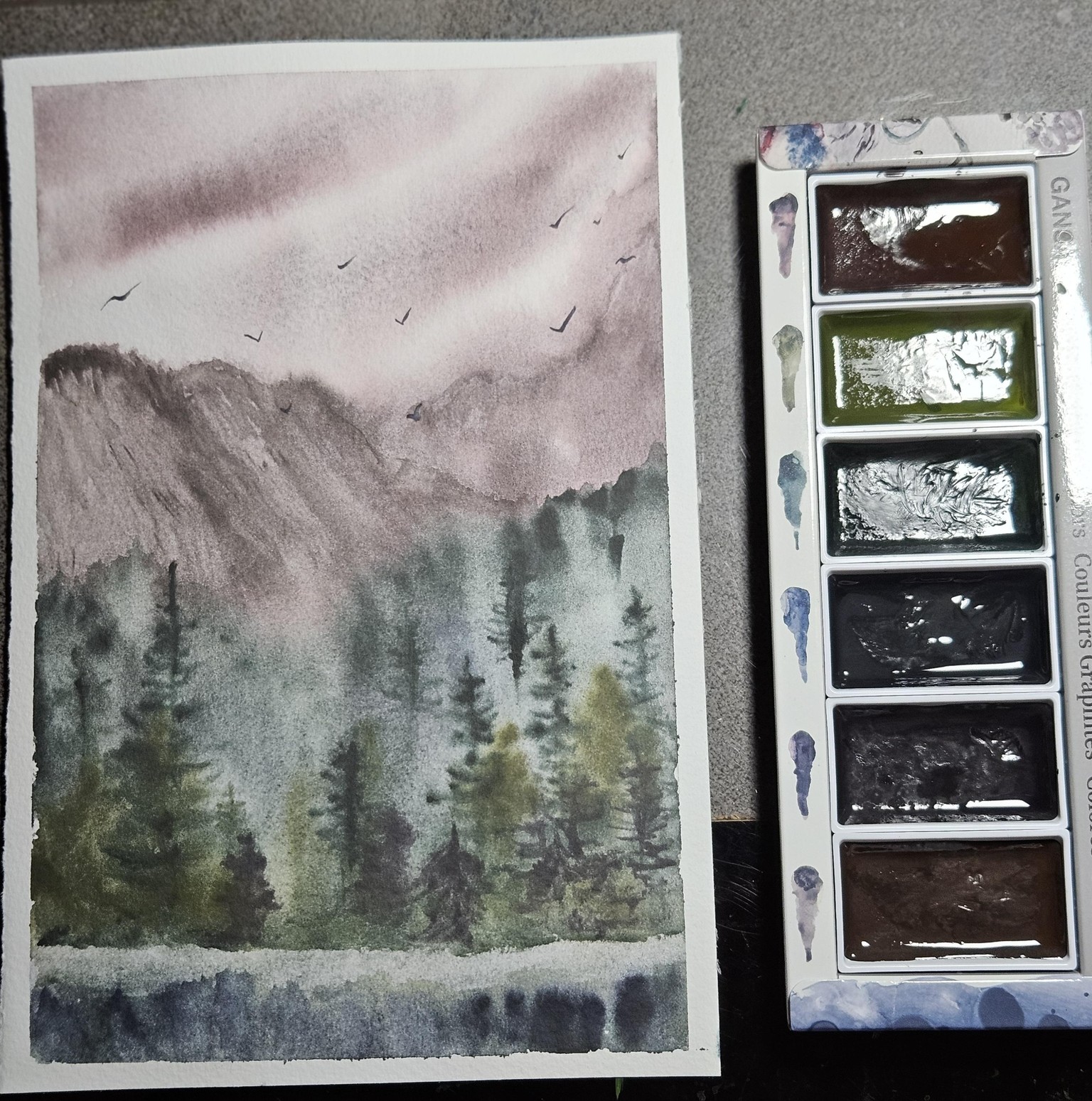 Atmospheric landscape - image 1 - student project