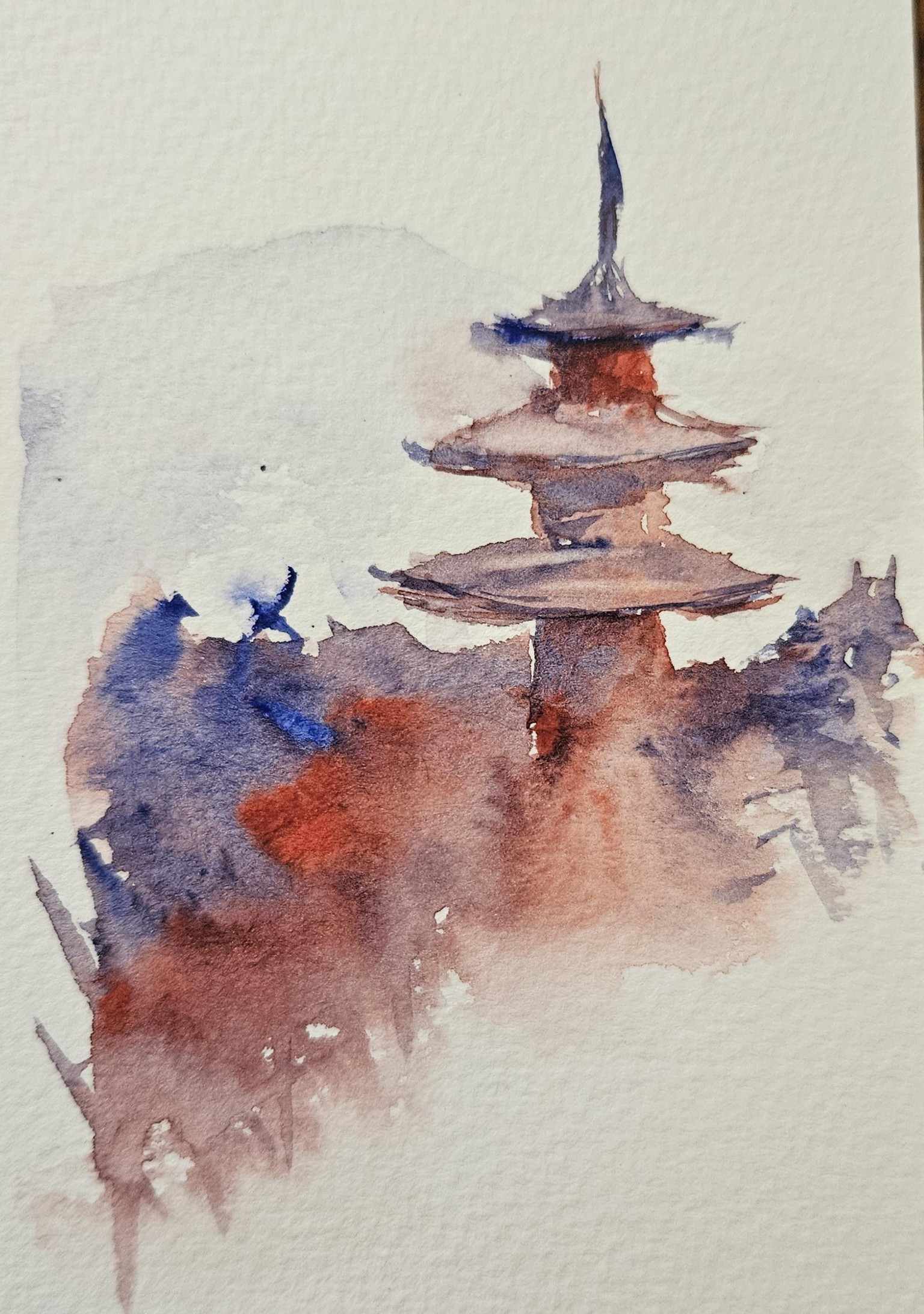 Dagger brush loose w/c - image 1 - student project