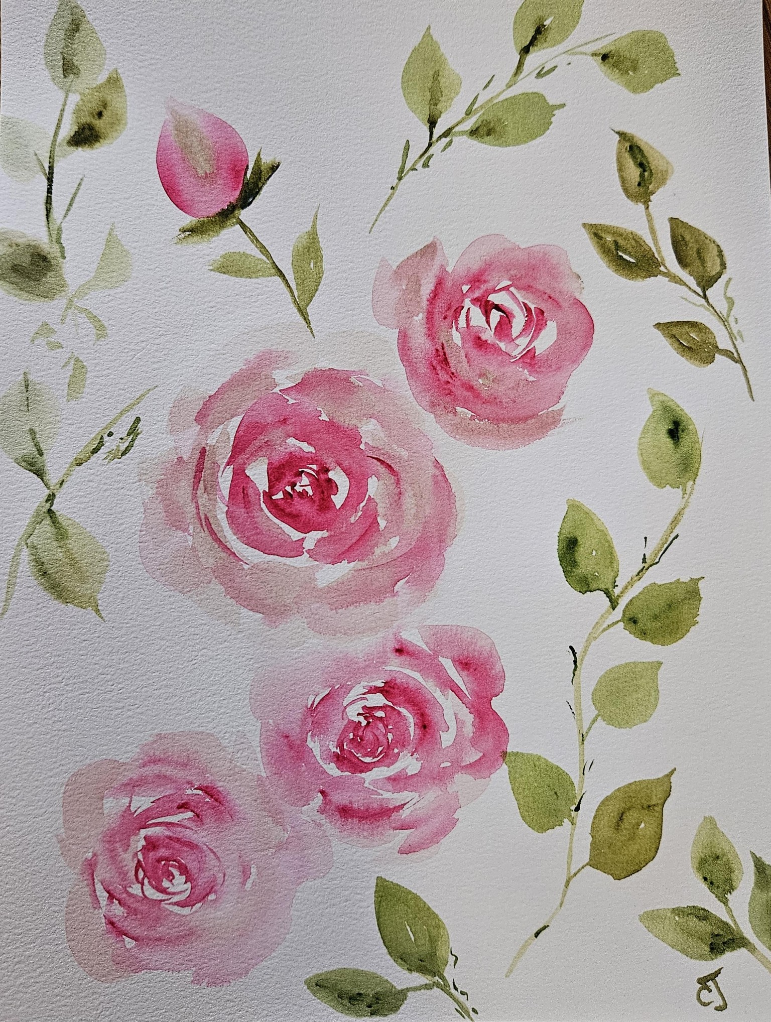 Radiant roses with Jenny K - image 1 - student project