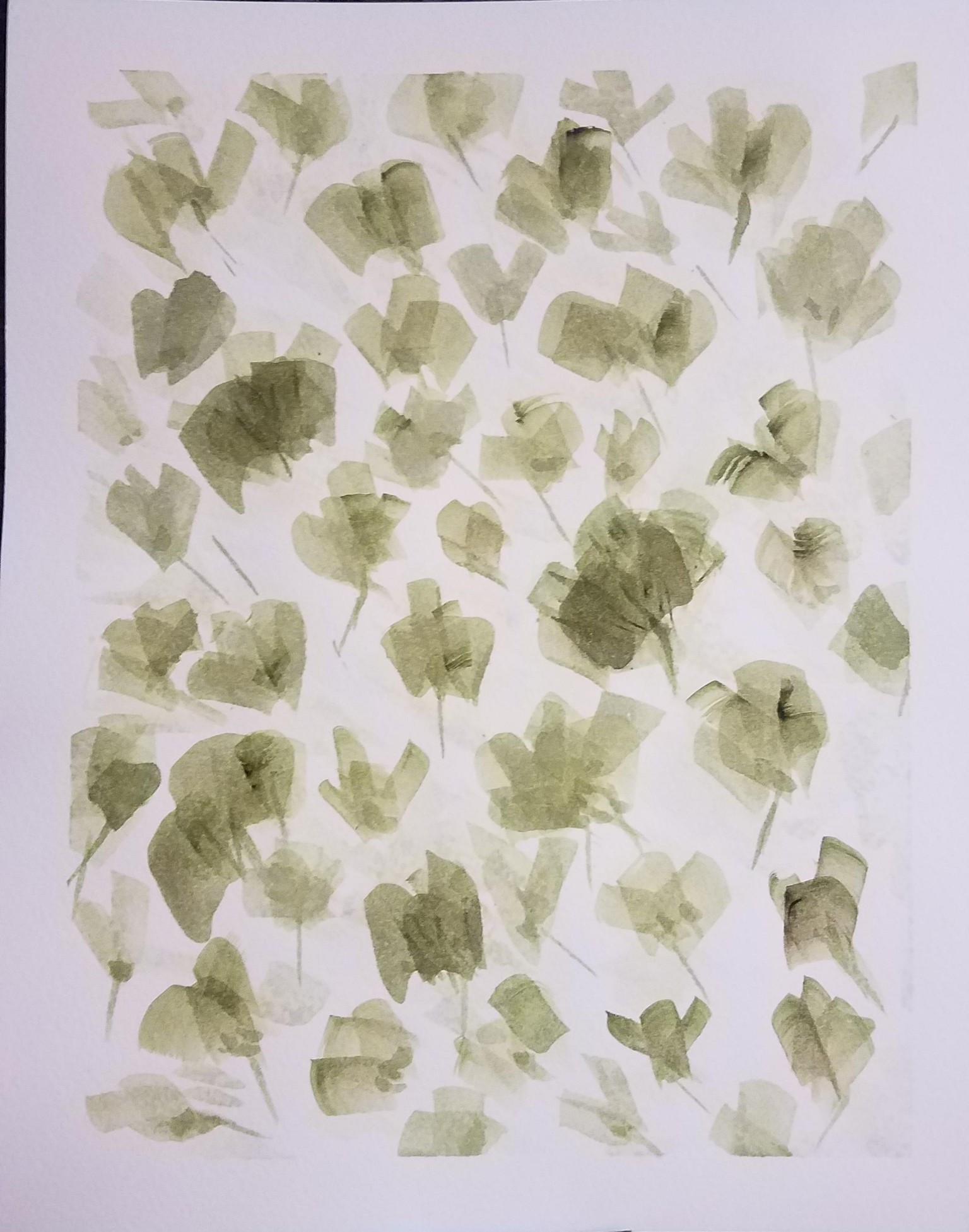 One color floral pattern - image 1 - student project