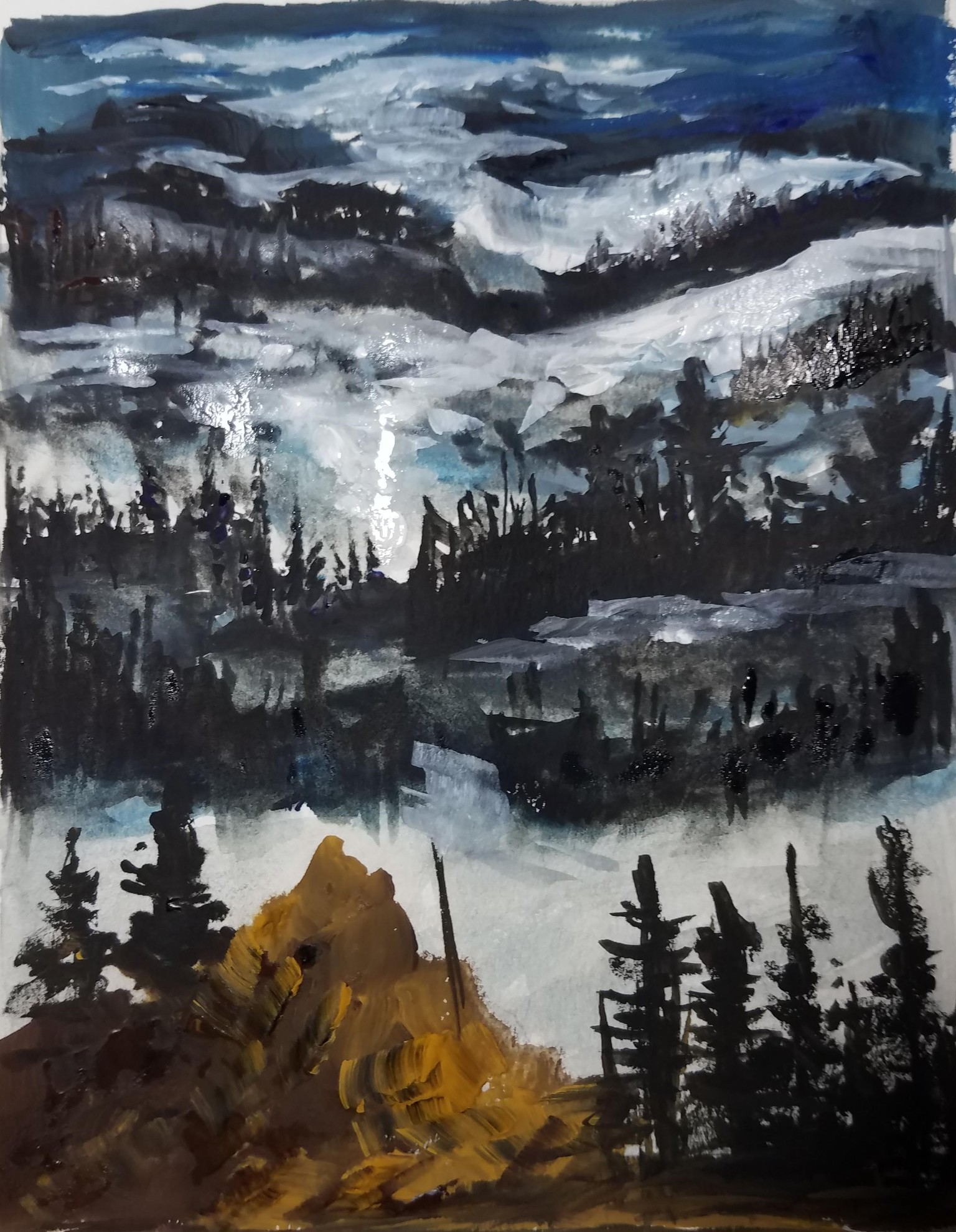 Gouache landscapes october - image 1 - student project