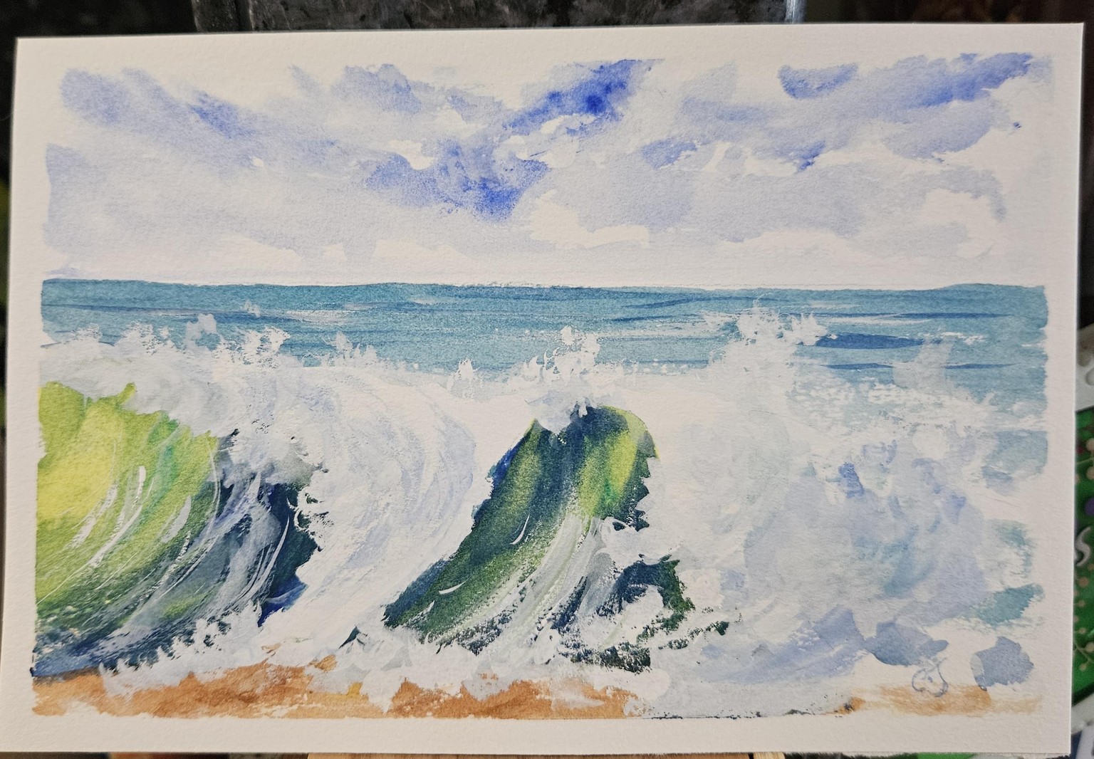 Crashing wave - image 1 - student project