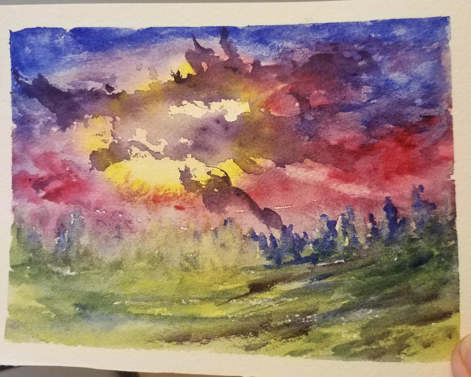 Purple trees - image 3 - student project