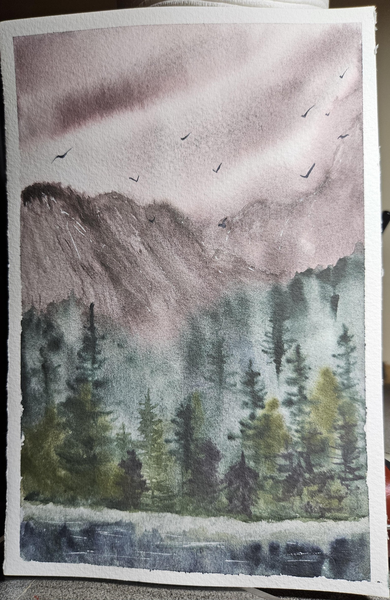 Atmospheric landscape - image 2 - student project