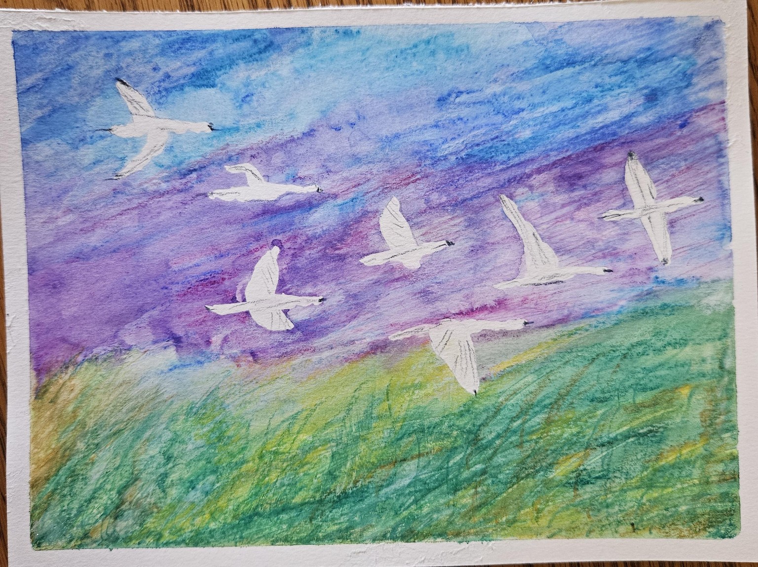 Art texture mixed media - Ania - image 3 - student project